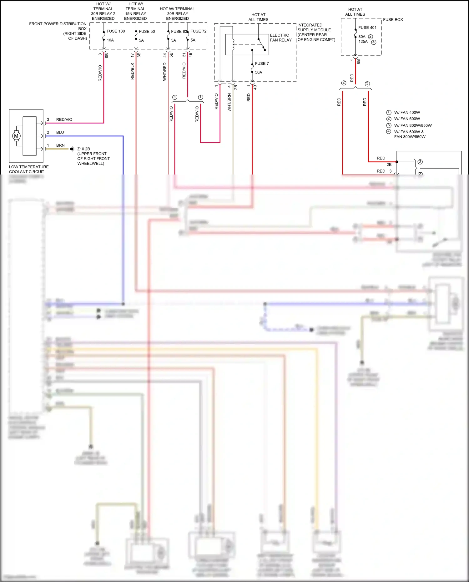 MINI Cooper S III facelift (2018-2021) integrated supply module wiring diagram  (2 of 5)