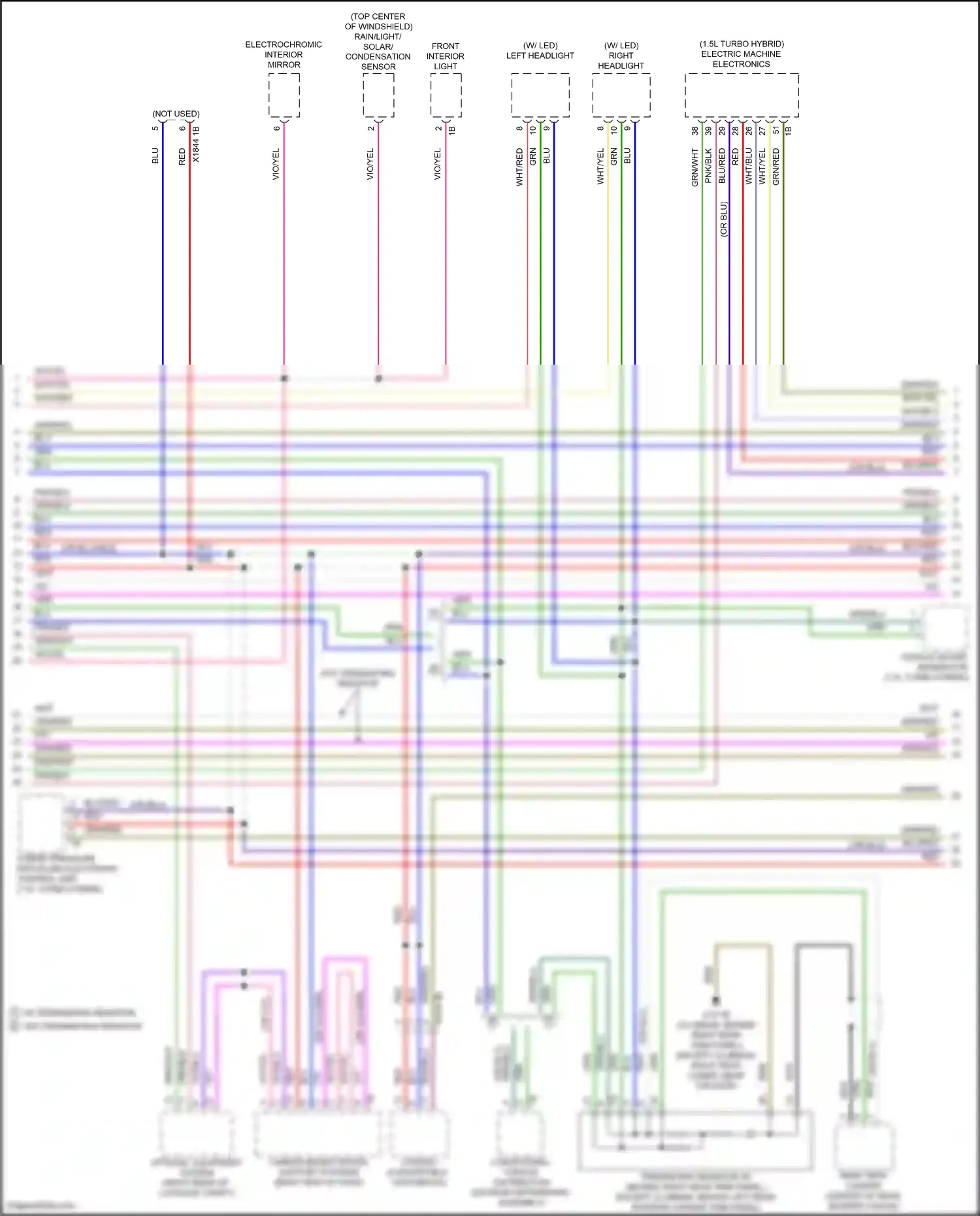 MINI Cooper S III facelift (2018-2021) left headlight wiring diagram  (4 of 5)