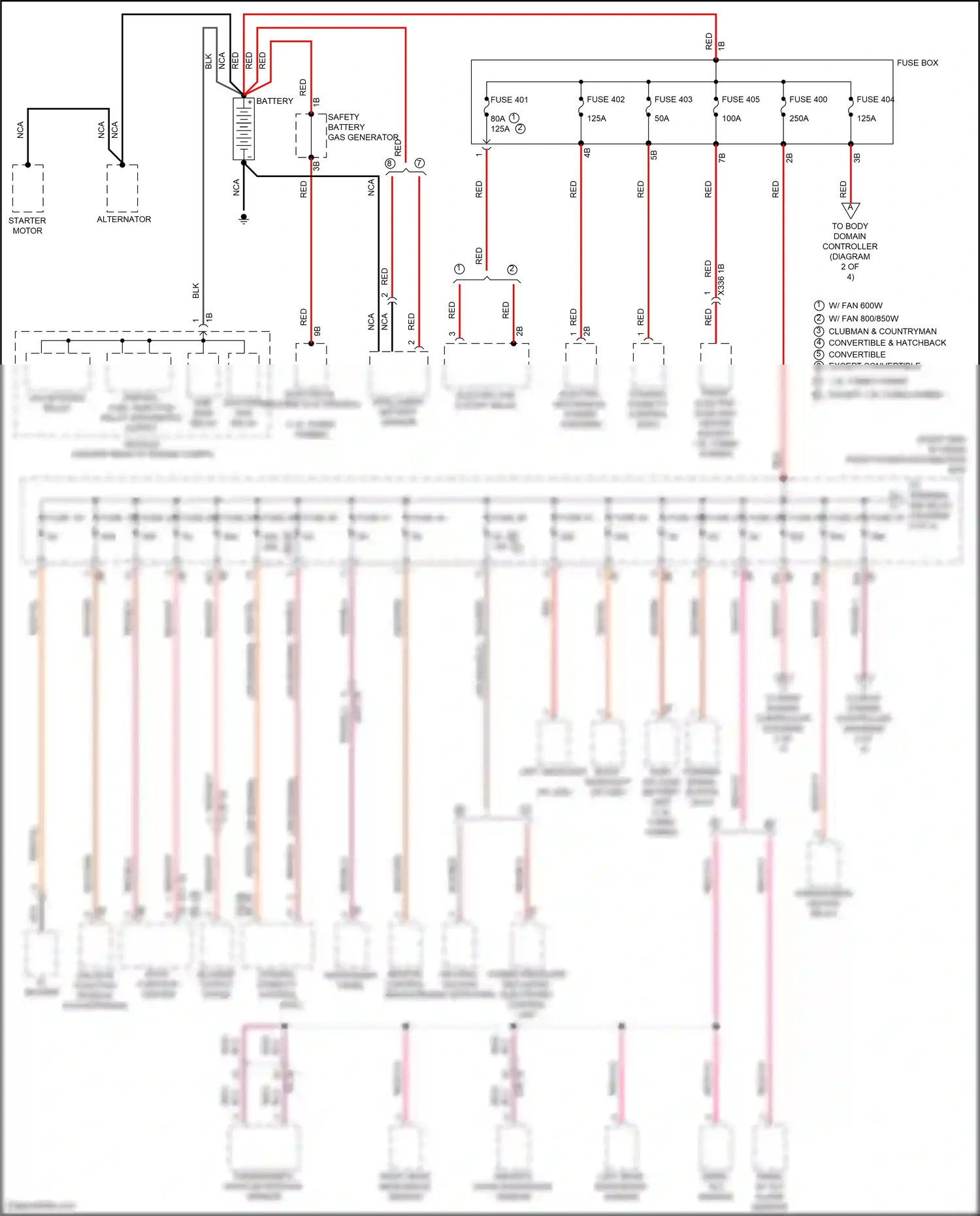 MINI Cooper S III facelift (2018-2021) remote control receiver wiring diagram  (6 of 9)