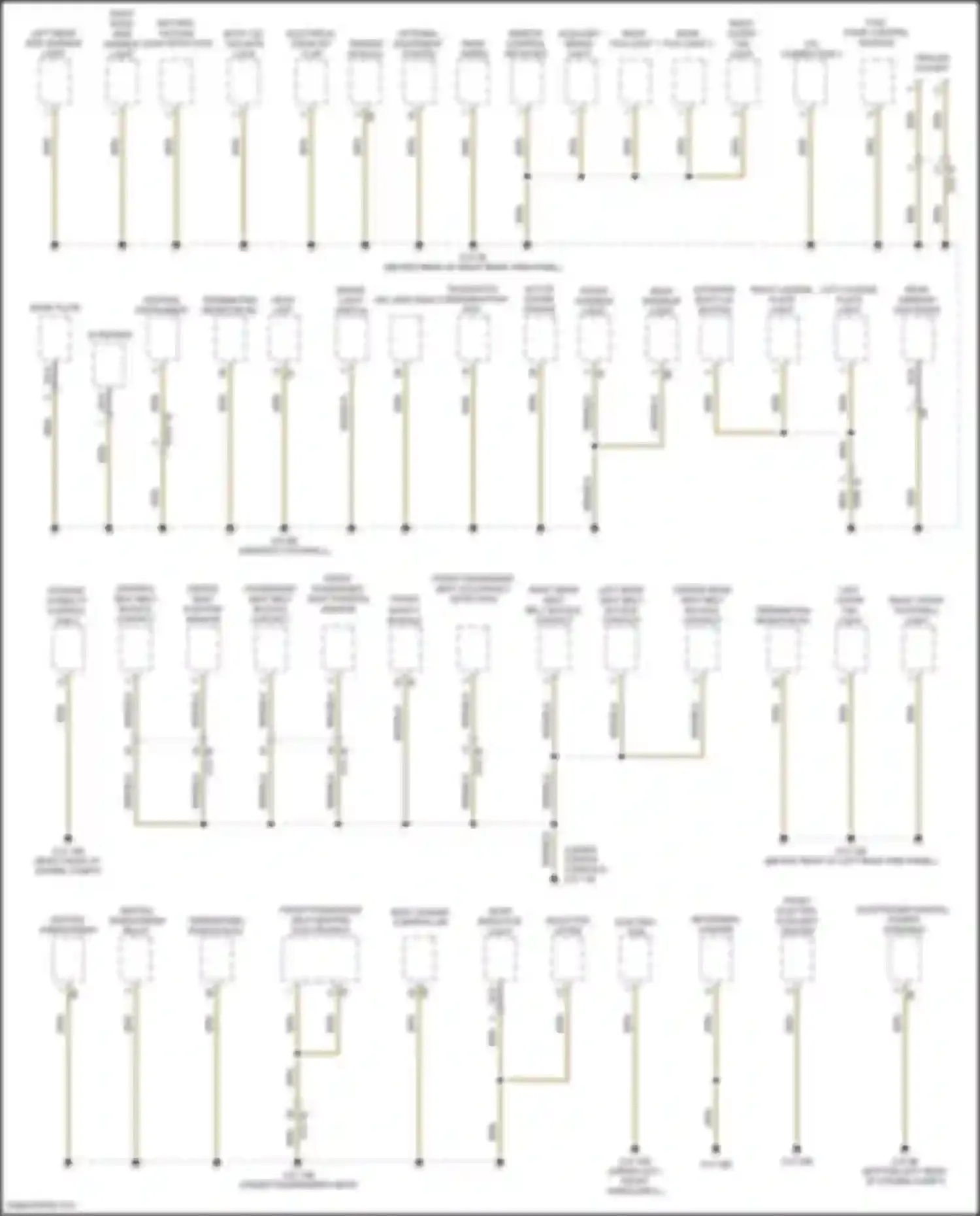 Cooper S MINI III (2013-2018): Ground distribution circuit, hatchback (3 of 3)