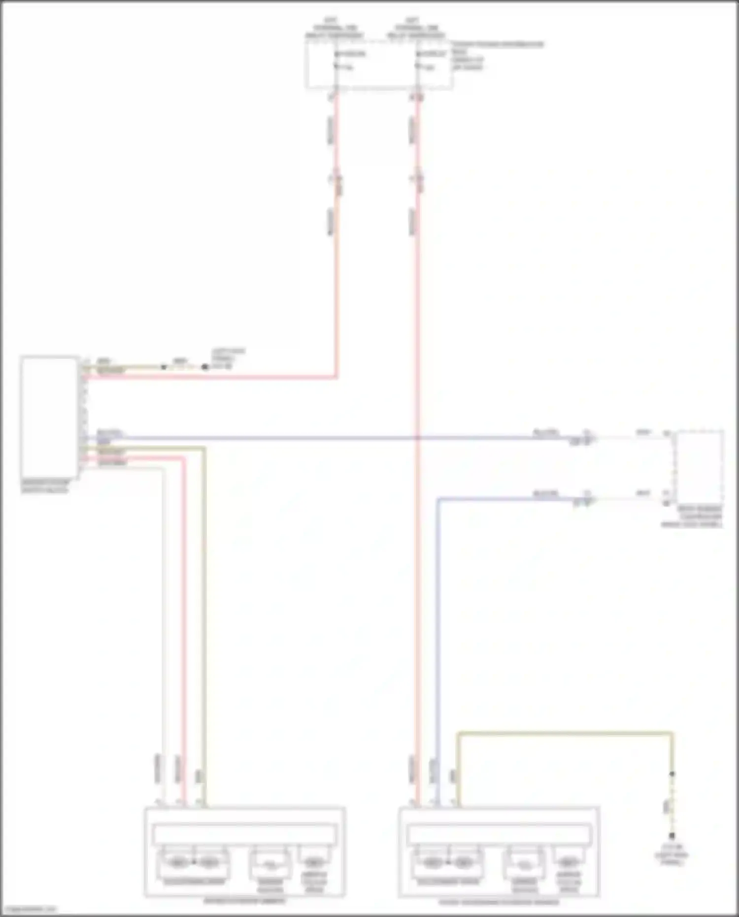 Cooper S MINI III (2013-2018): Power mirrors circuit, hatchback w/ lin bus function