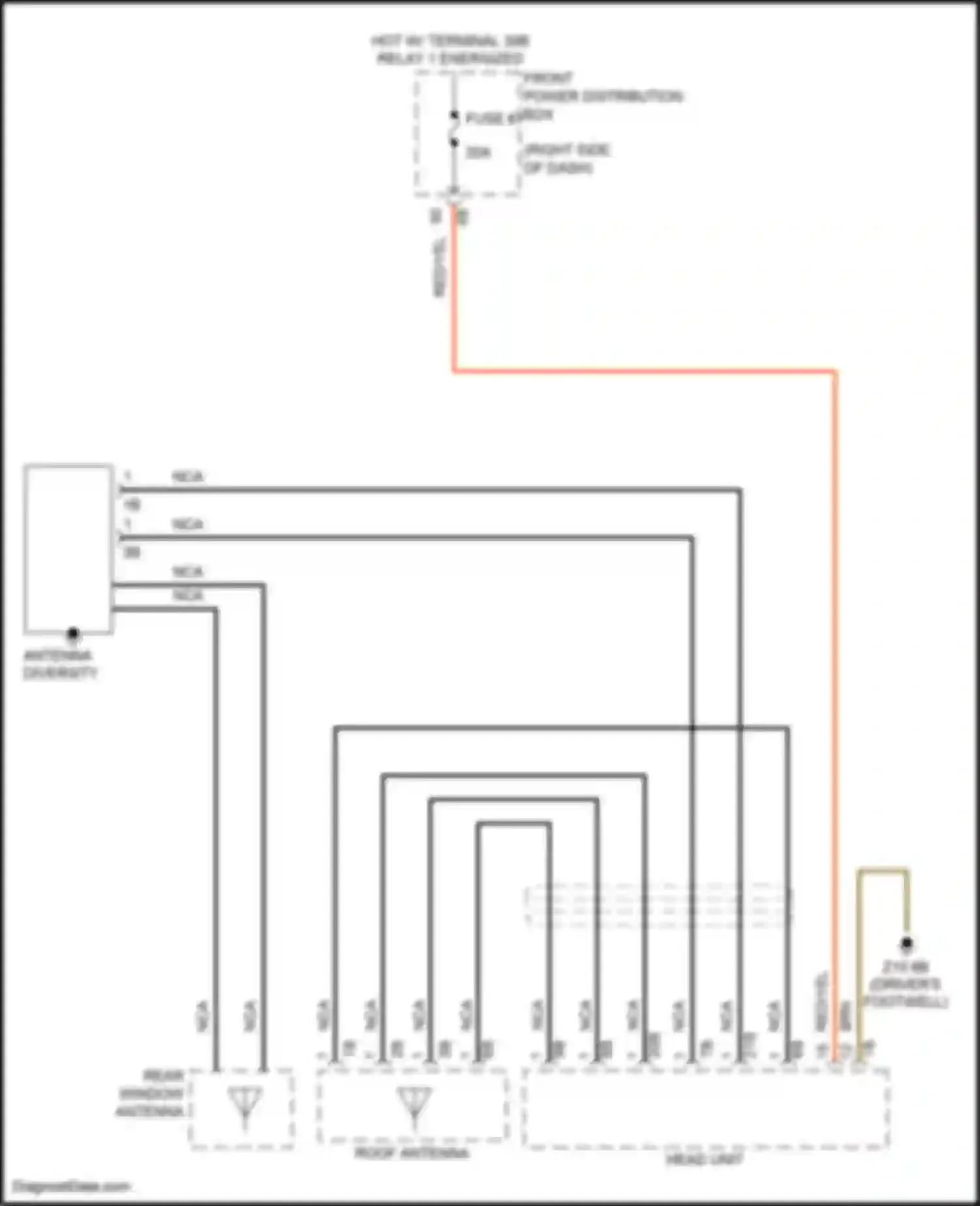 Cooper S MINI III (2013-2018): Diversity antenna circuit, hatchback