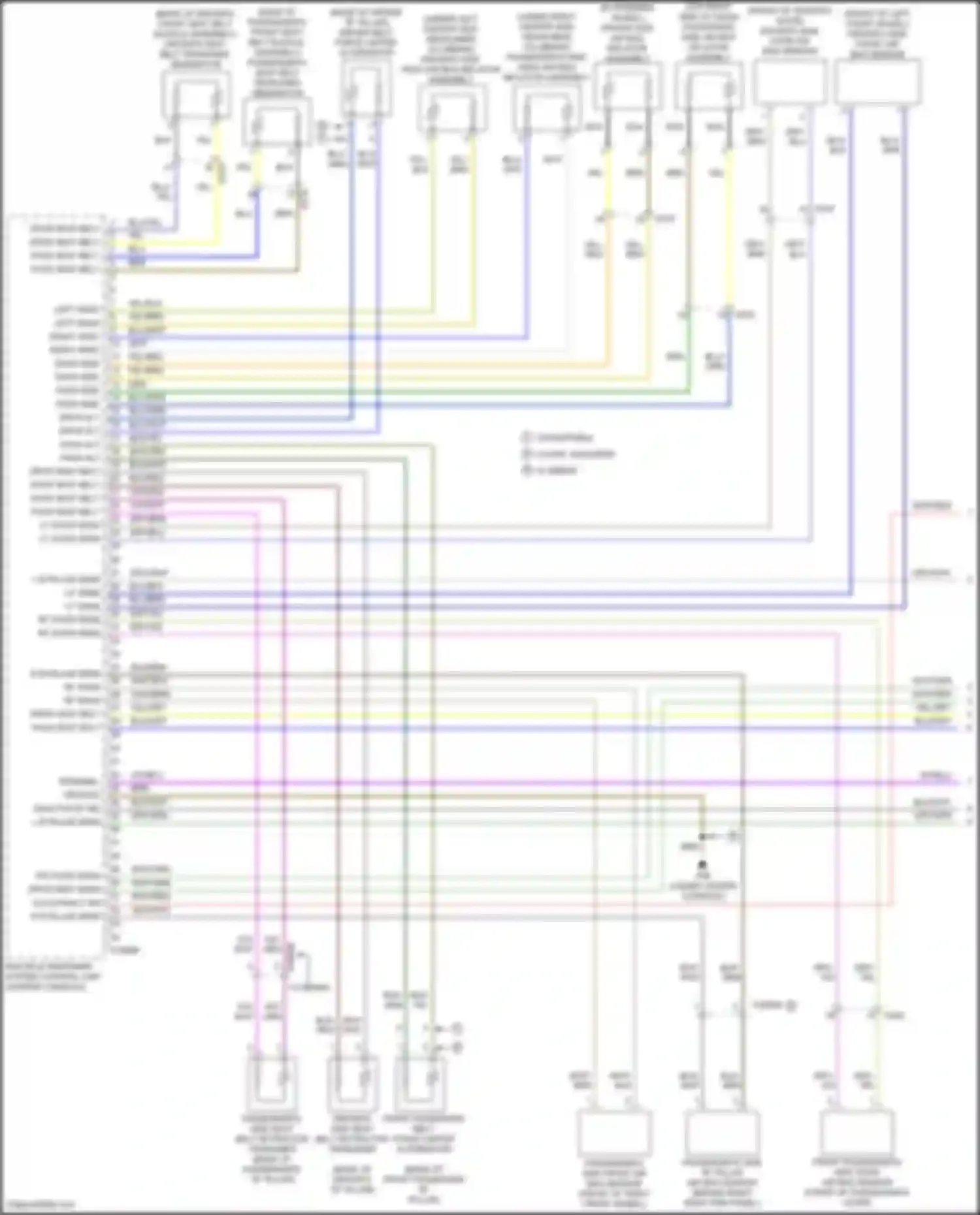 Cooper S MINI III (2013-2018): Supplemental restraints circuit, coupe (1 of 2)