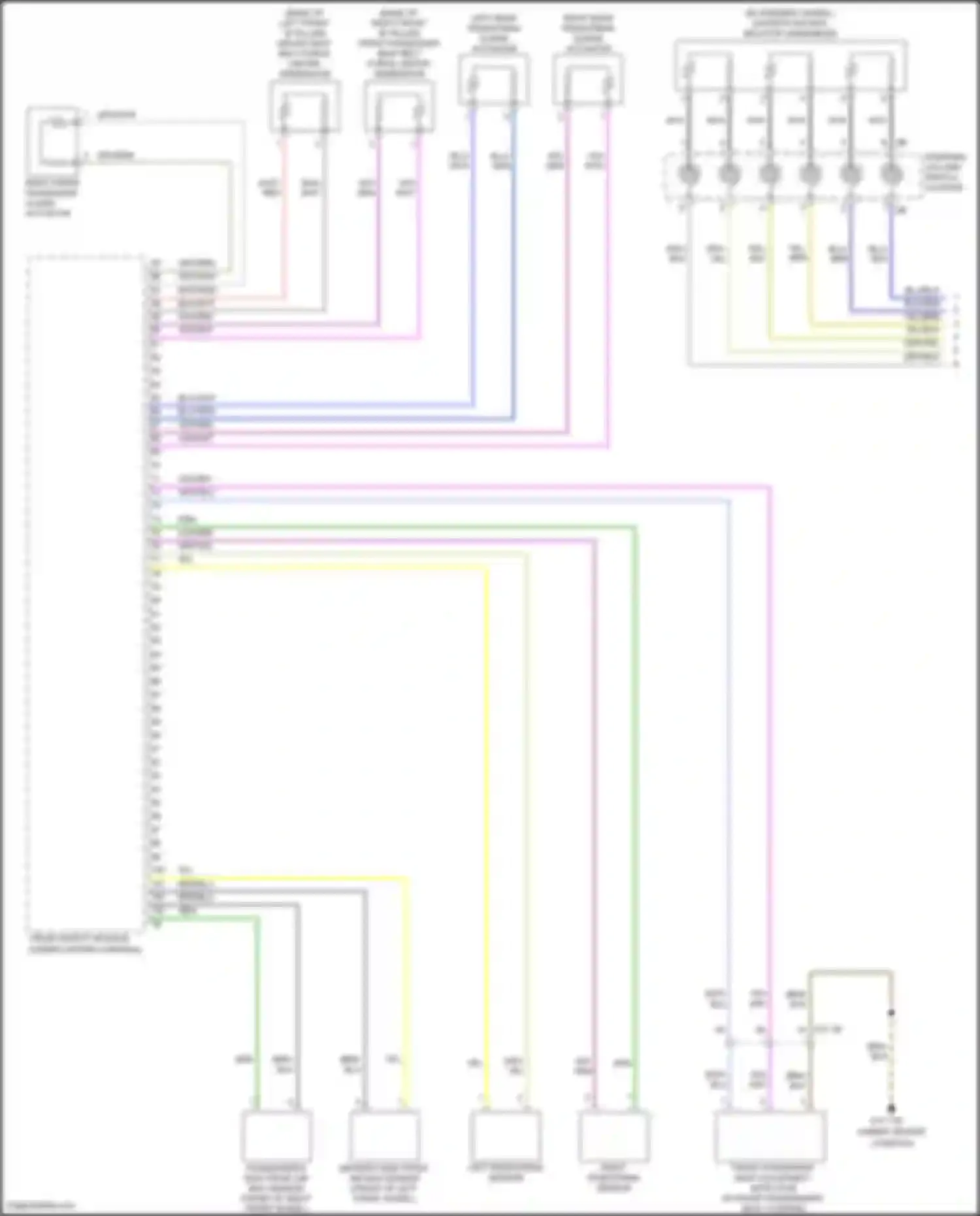 Cooper S MINI III (2013-2018): Supplemental restraints circuit, hatchback (1 of 3)