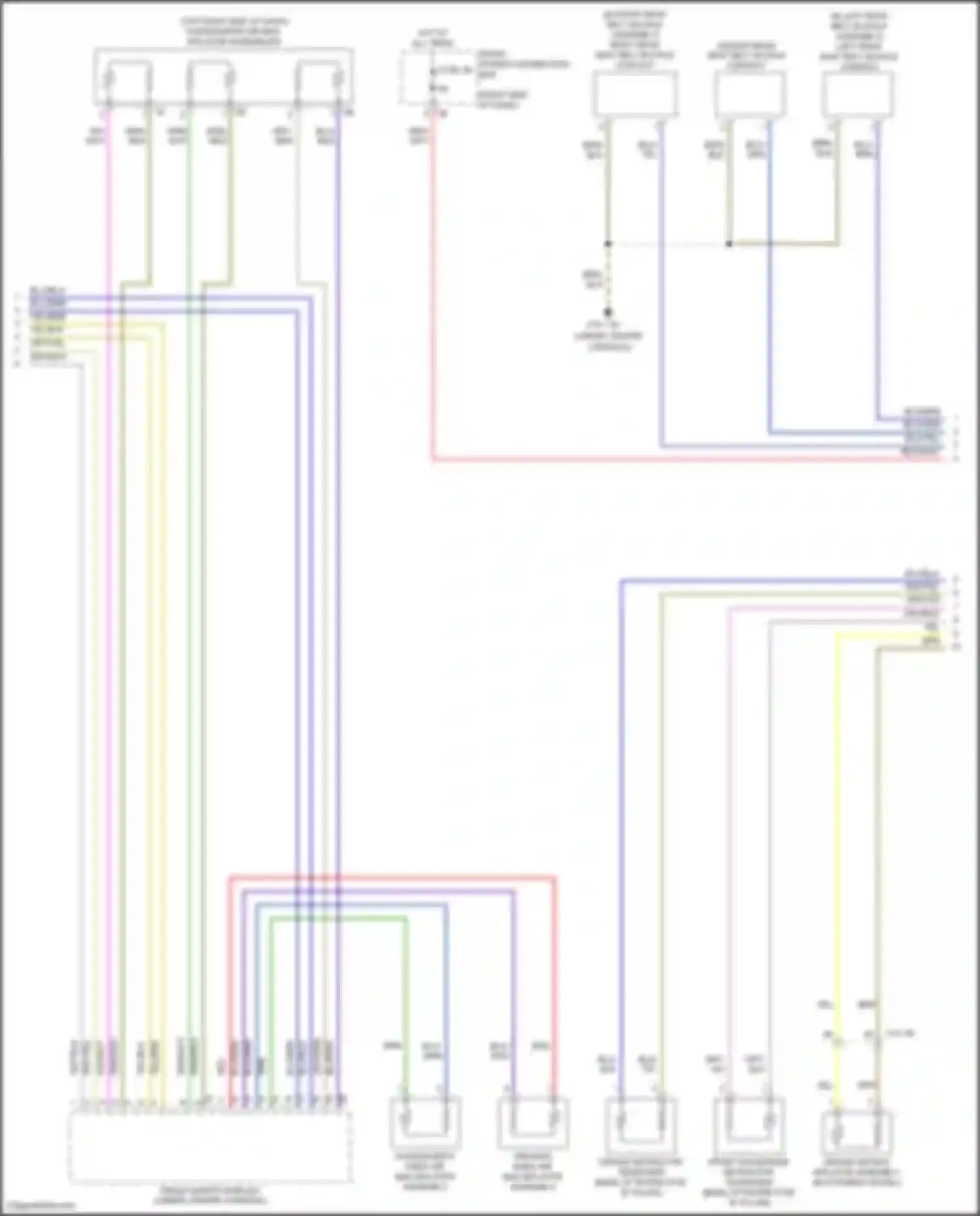 Cooper S MINI III (2013-2018): Supplemental restraints circuit, hatchback (2 of 3)