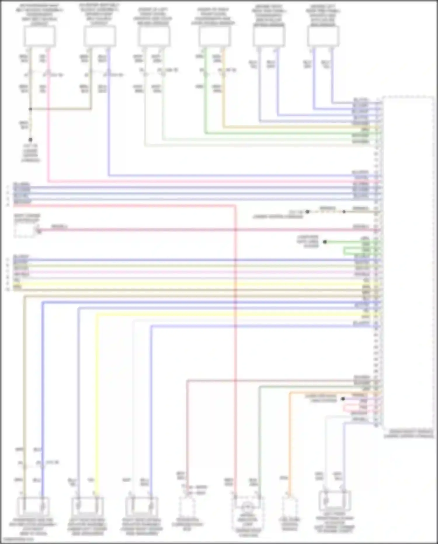 Cooper S MINI III (2013-2018): Supplemental restraints circuit, hatchback (3 of 3)