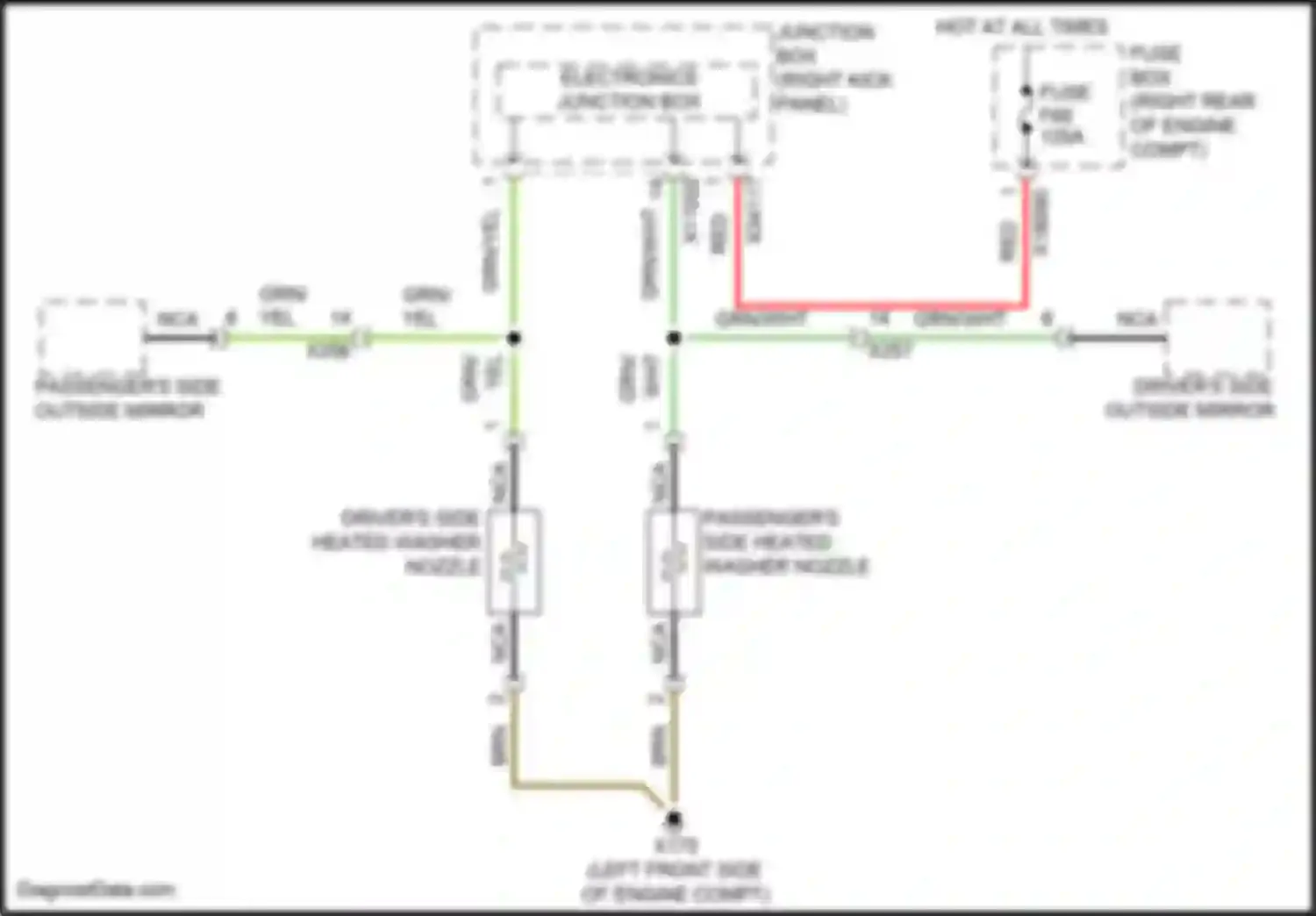 Cooper S MINI III (2013-2018): Washer jet heater circuit, convertible