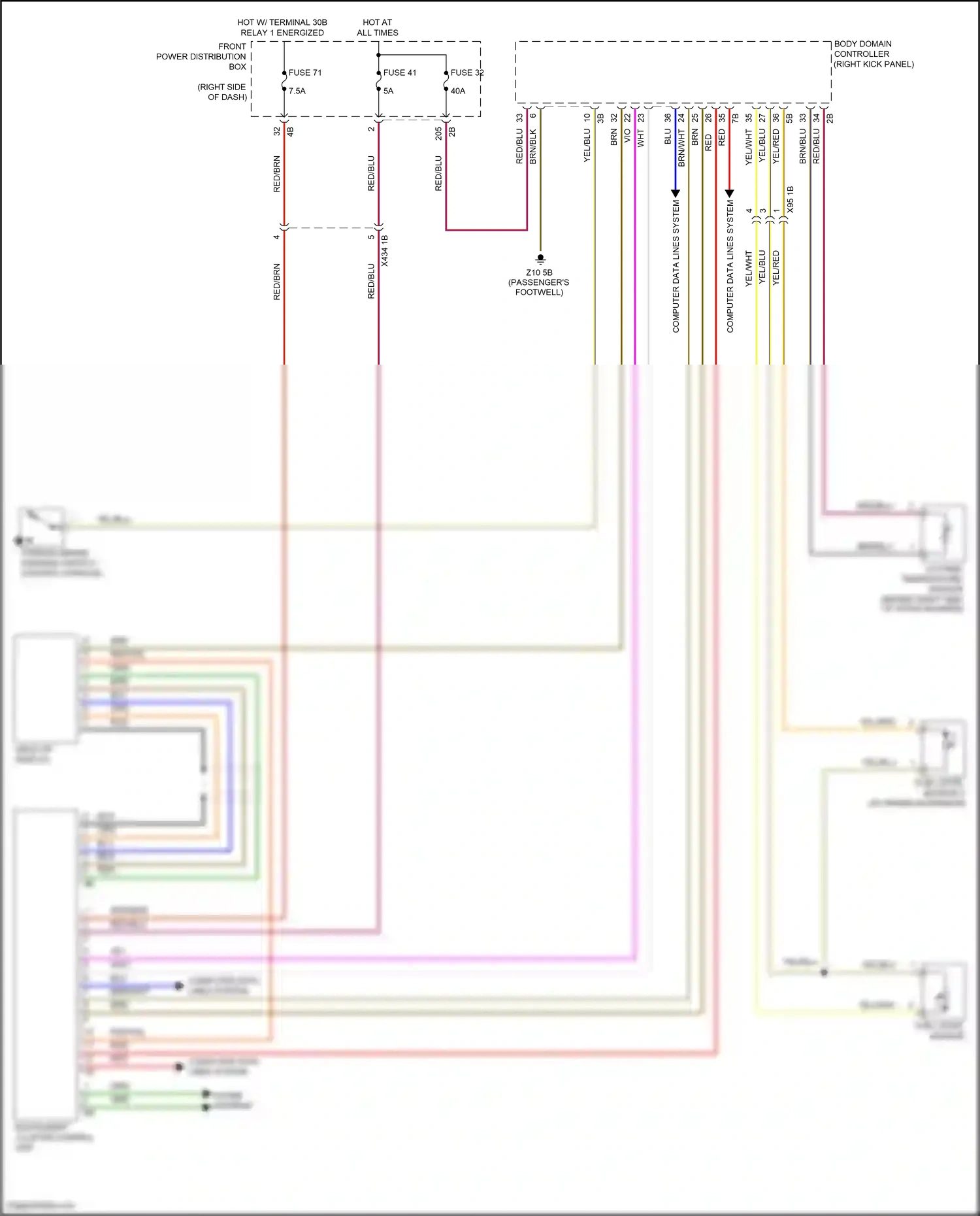 MINI Cooper S III (2013-2018) blu wiring diagram  (108 of 201)