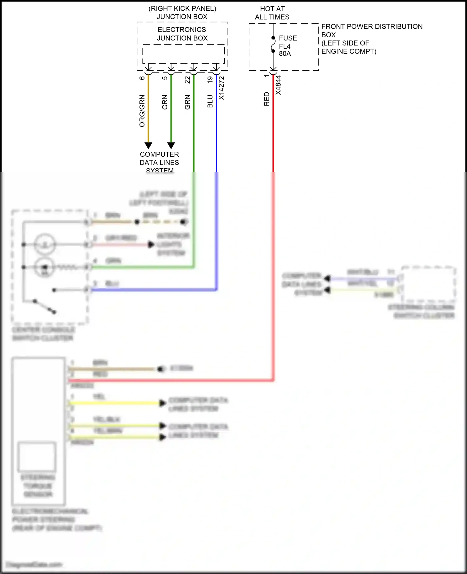 MINI Cooper S III (2013-2018) blu wiring diagram  (103 of 201)