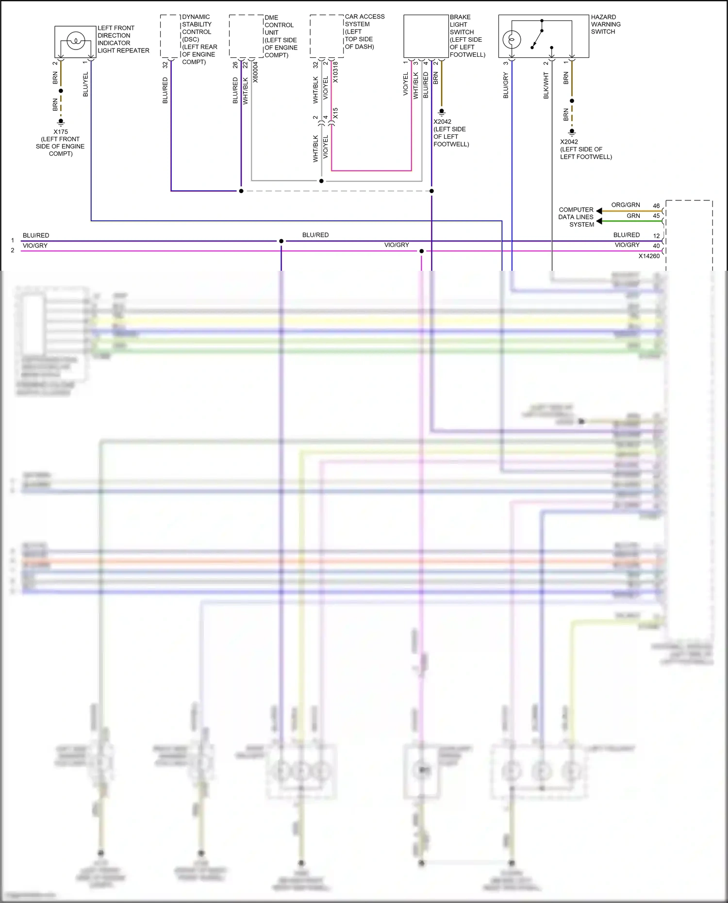 MINI Cooper S III (2013-2018) blu wiring diagram  (133 of 201)