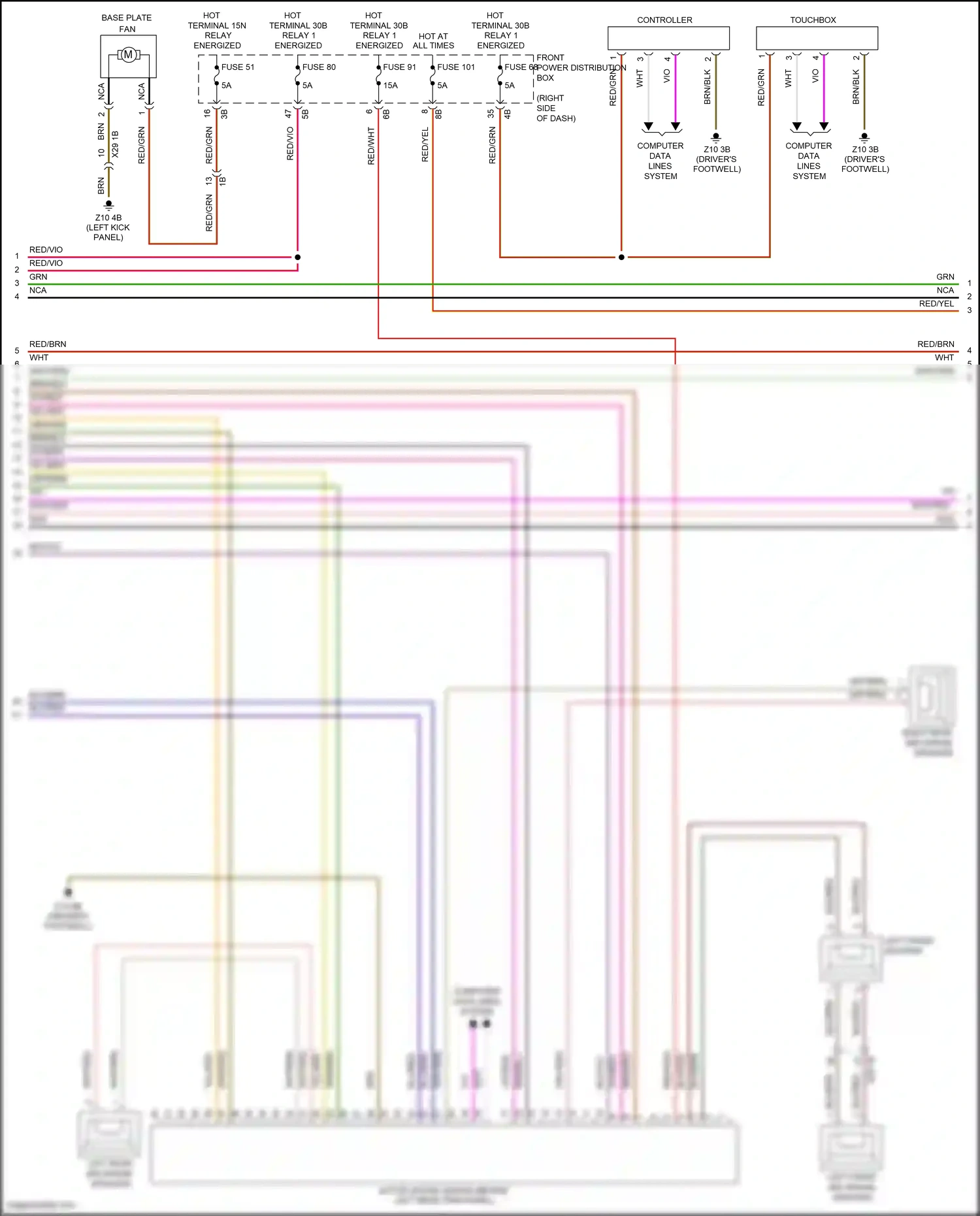 MINI Cooper S III (2013-2018) blu/red wiring diagram  (16 of 82)