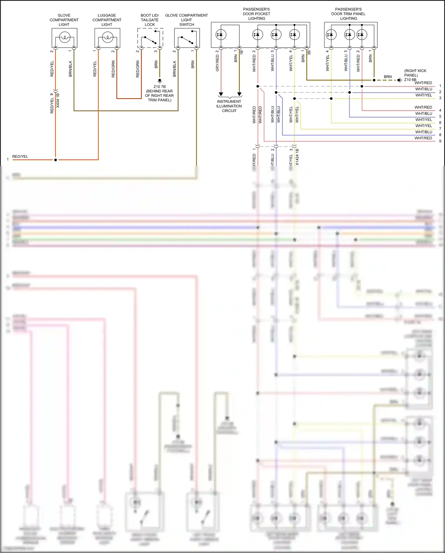 MINI Cooper S III (2013-2018) boot lid/ tailgate lock wiring diagram  (1 of 3)