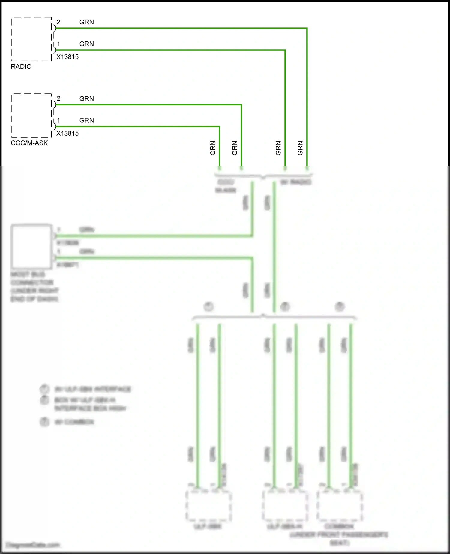 MINI Cooper S III (2013-2018) ccc/m-ask wiring diagram  (4 of 15)