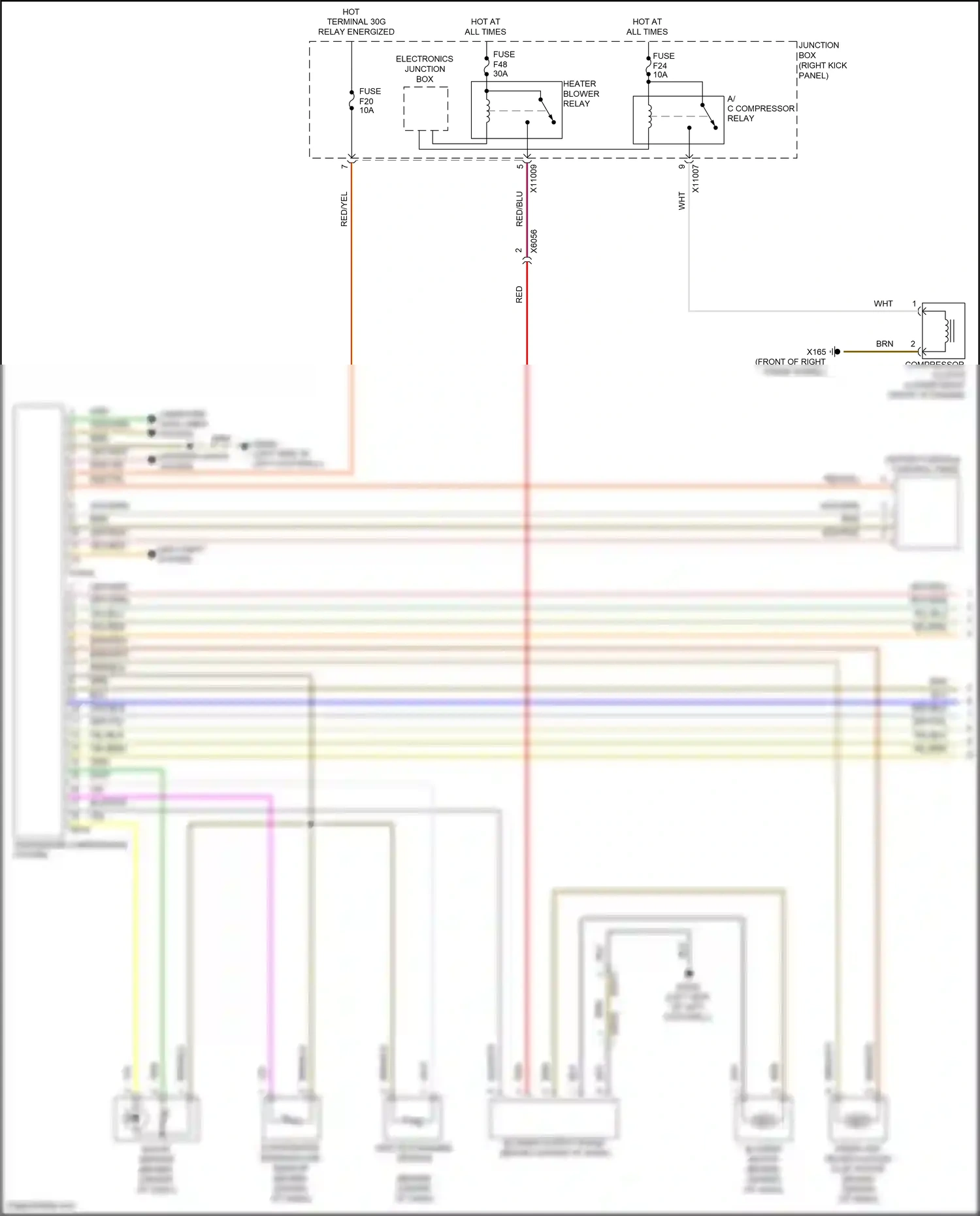 MINI Cooper S III (2013-2018) junction box wiring diagram  (101 of 111)