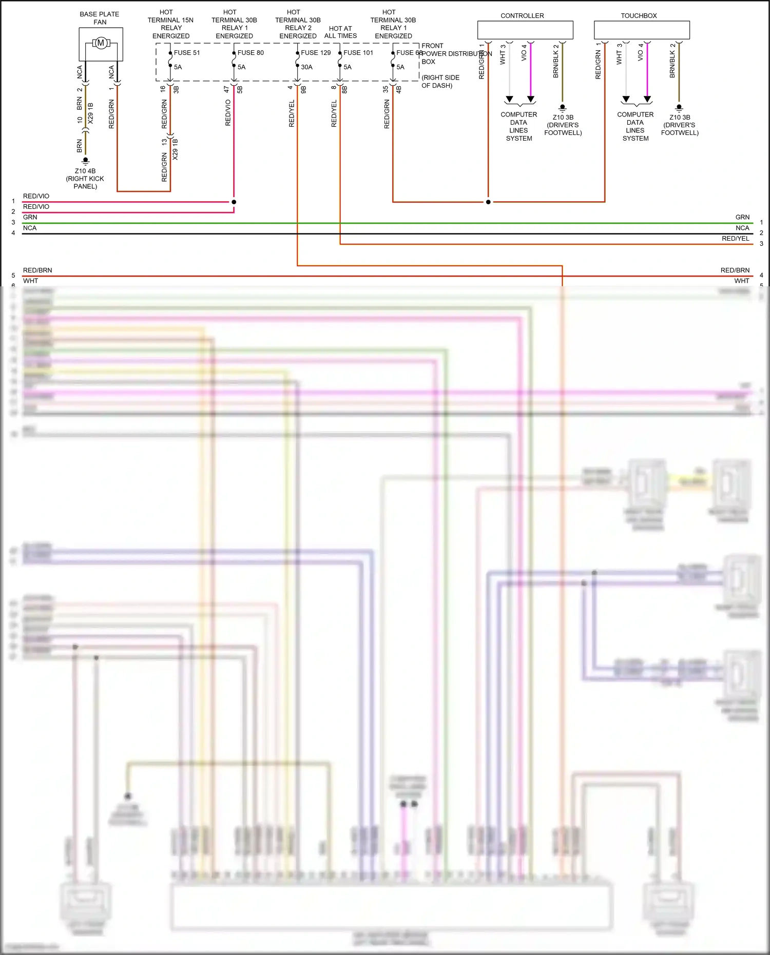 MINI Cooper S III (2013-2018) left front tweeter wiring diagram  (2 of 7)