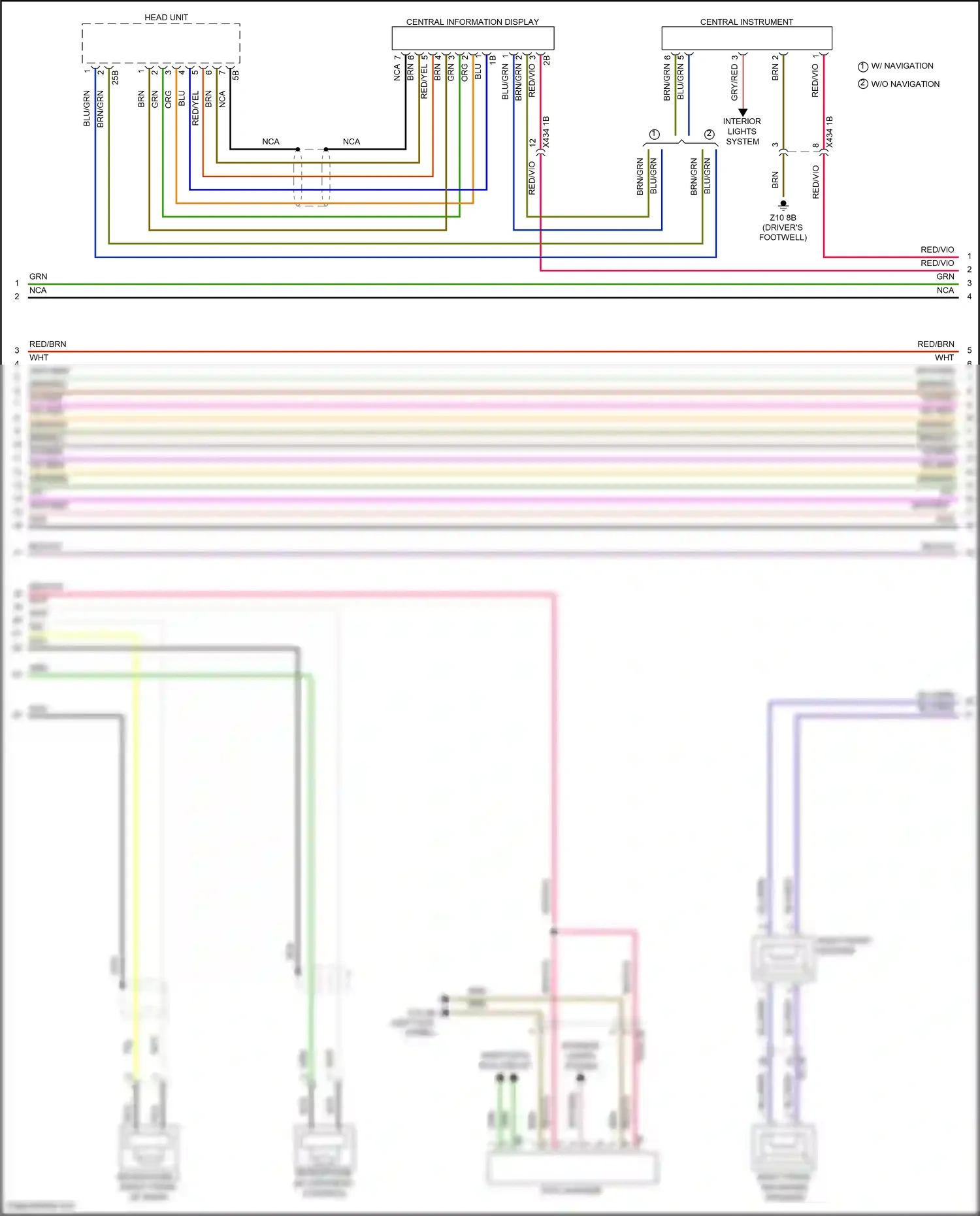 MINI Cooper S III (2013-2018) (left kick panel) wiring diagram  (23 of 26)