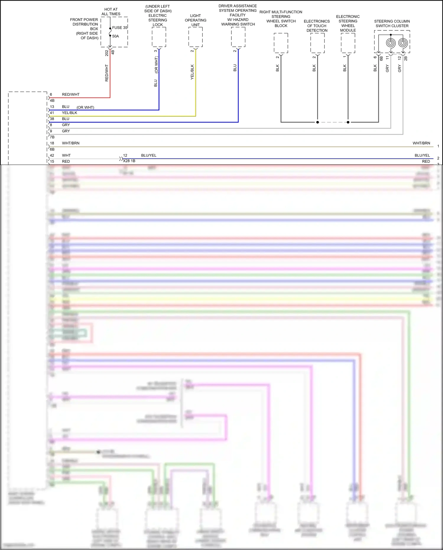 MINI Cooper S III (2013-2018) (right kick panel) wiring diagram  (116 of 163)