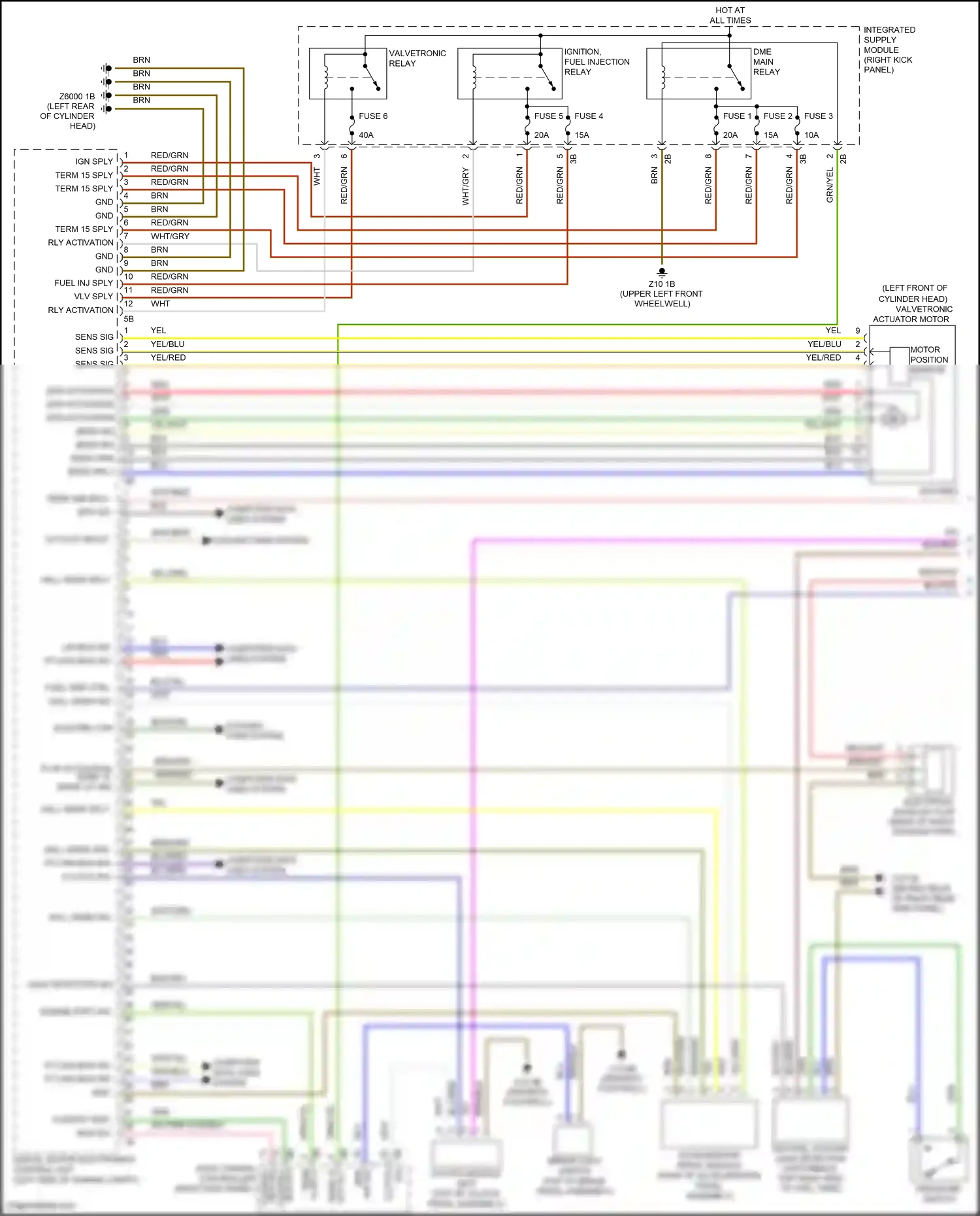 MINI Cooper S III (2013-2018) (right kick panel) wiring diagram  (160 of 163)