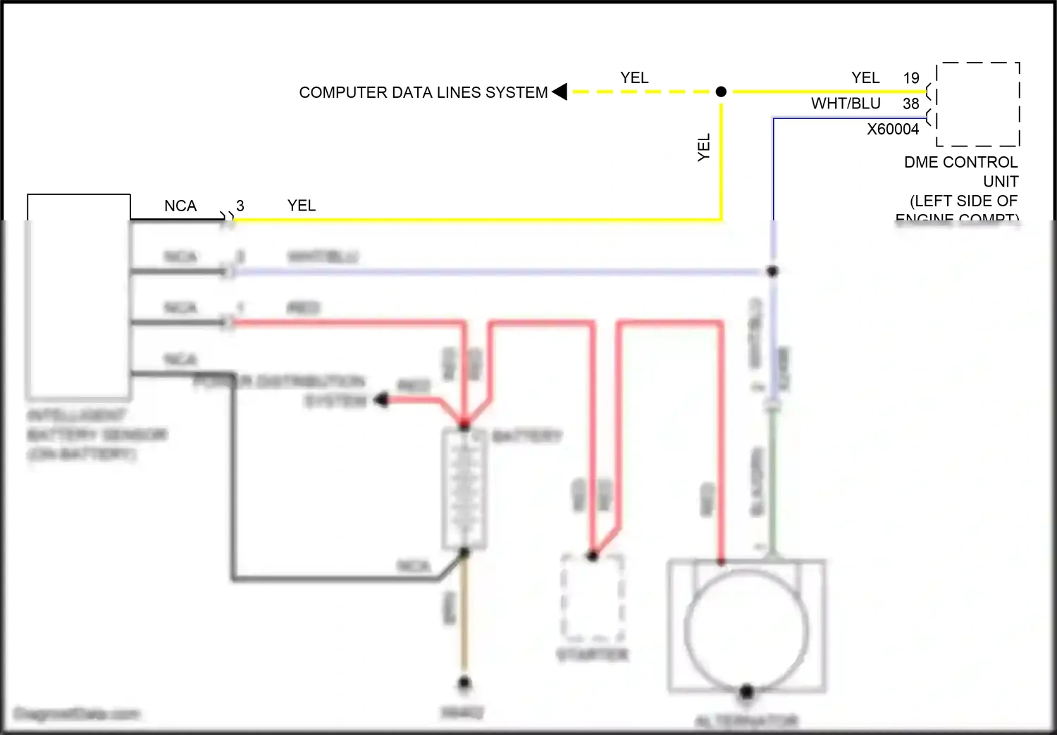 MINI Cooper S III (2013-2018) starter wiring diagram  (3 of 12)