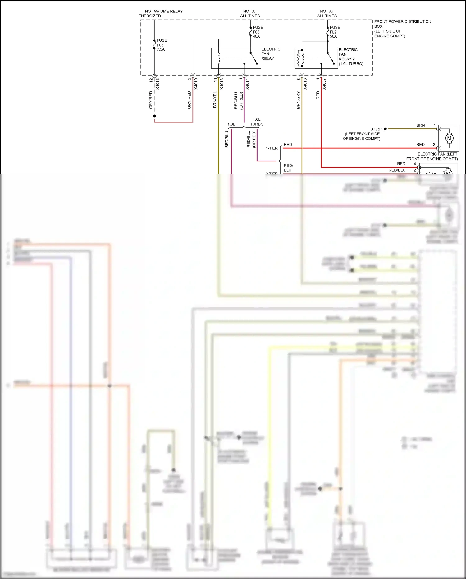 MINI Cooper S III (2013-2018) w/ automatic engine start-stop function wiring diagram  (2 of 4)