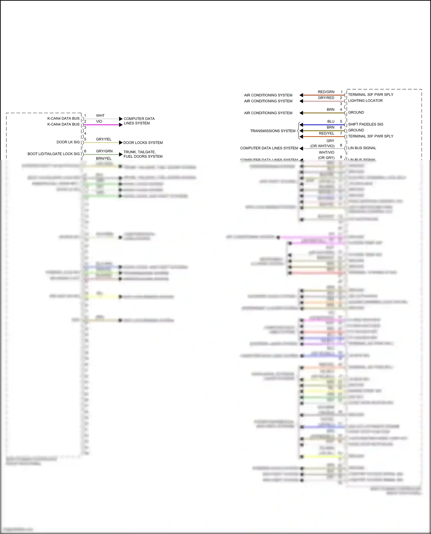 MINI Cooper SD Clubman II (2015-2019) led act automatic engine start stop function wiring diagram  (1 of 1)
