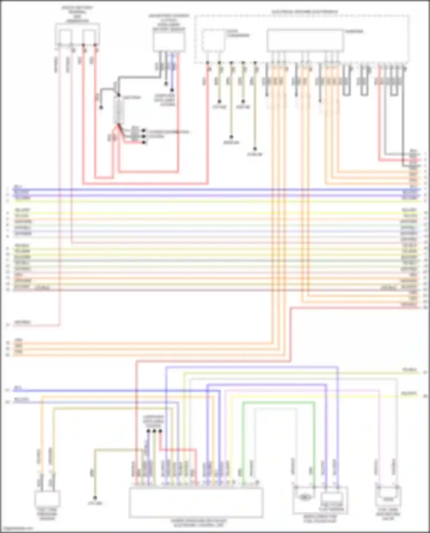 Cooper SD Countryman MINI II (2016-2020): Wiring diagram engine performance 1.5l turbo hybrid (8 of 12)