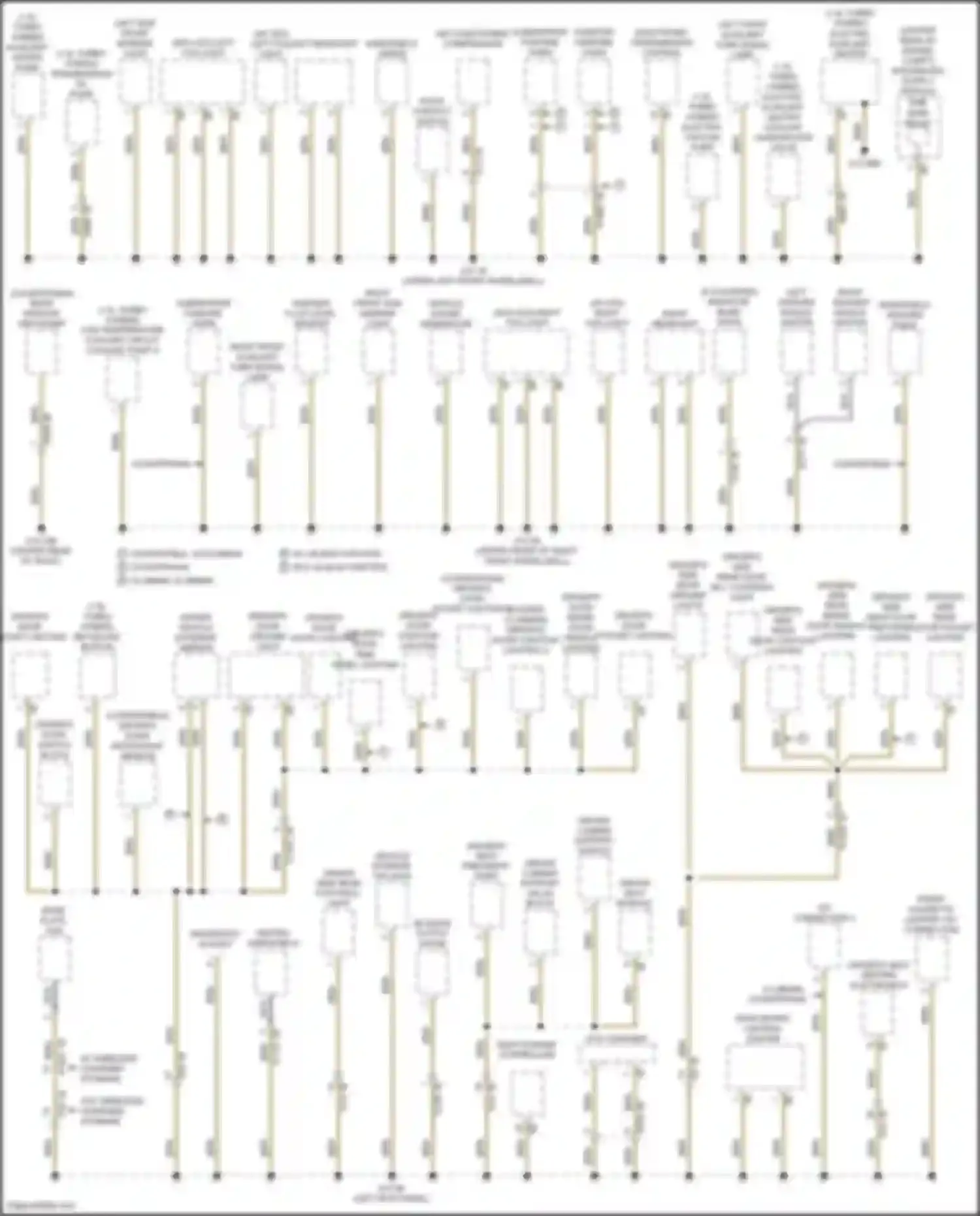 Cooper SD Countryman MINI II (2016-2020): Ground distribution circuit (1 of 4)