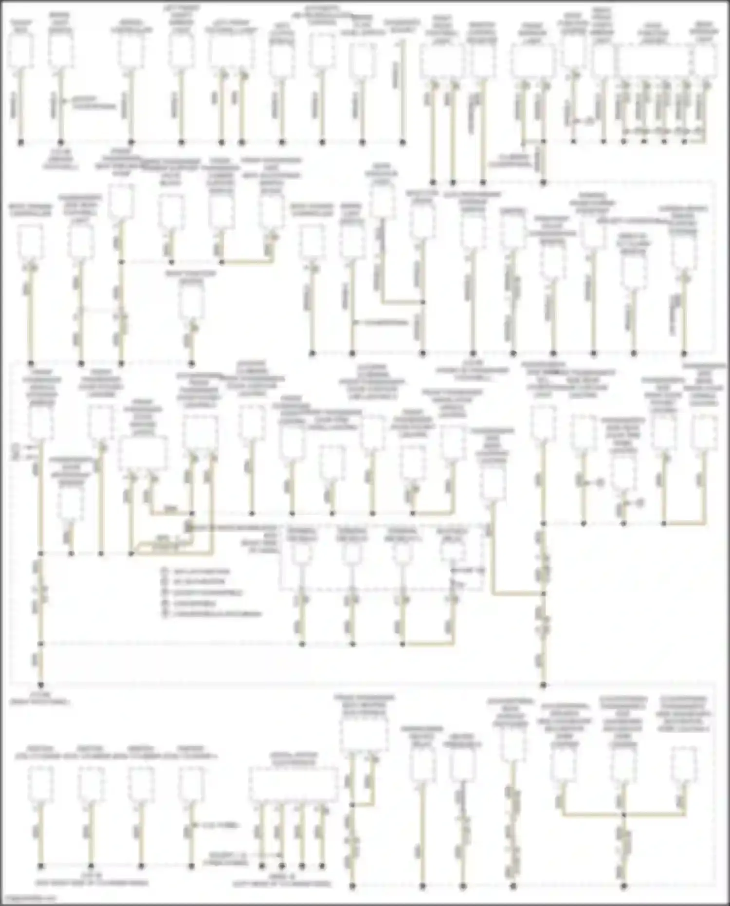 Cooper SD Countryman MINI II (2016-2020): Ground distribution circuit (2 of 4)