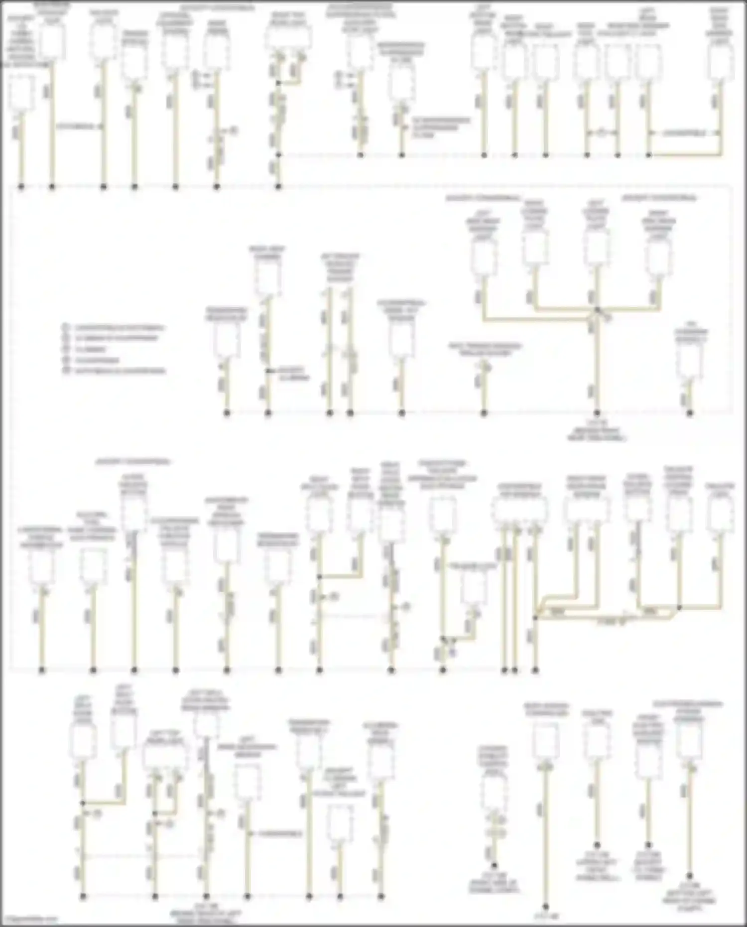 Cooper SD Countryman MINI II (2016-2020): Ground distribution circuit (3 of 4)