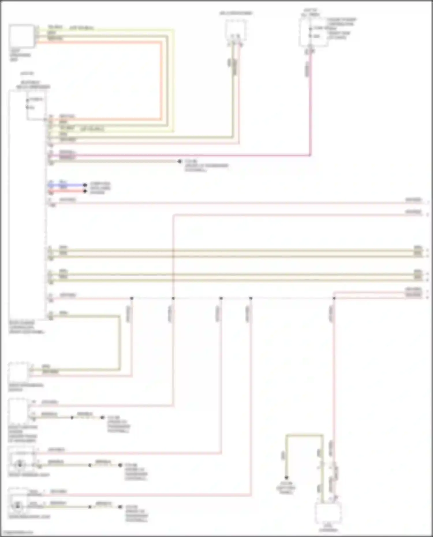 Cooper SD Countryman MINI II (2016-2020): Instrument illumination circuit (1 of 2)