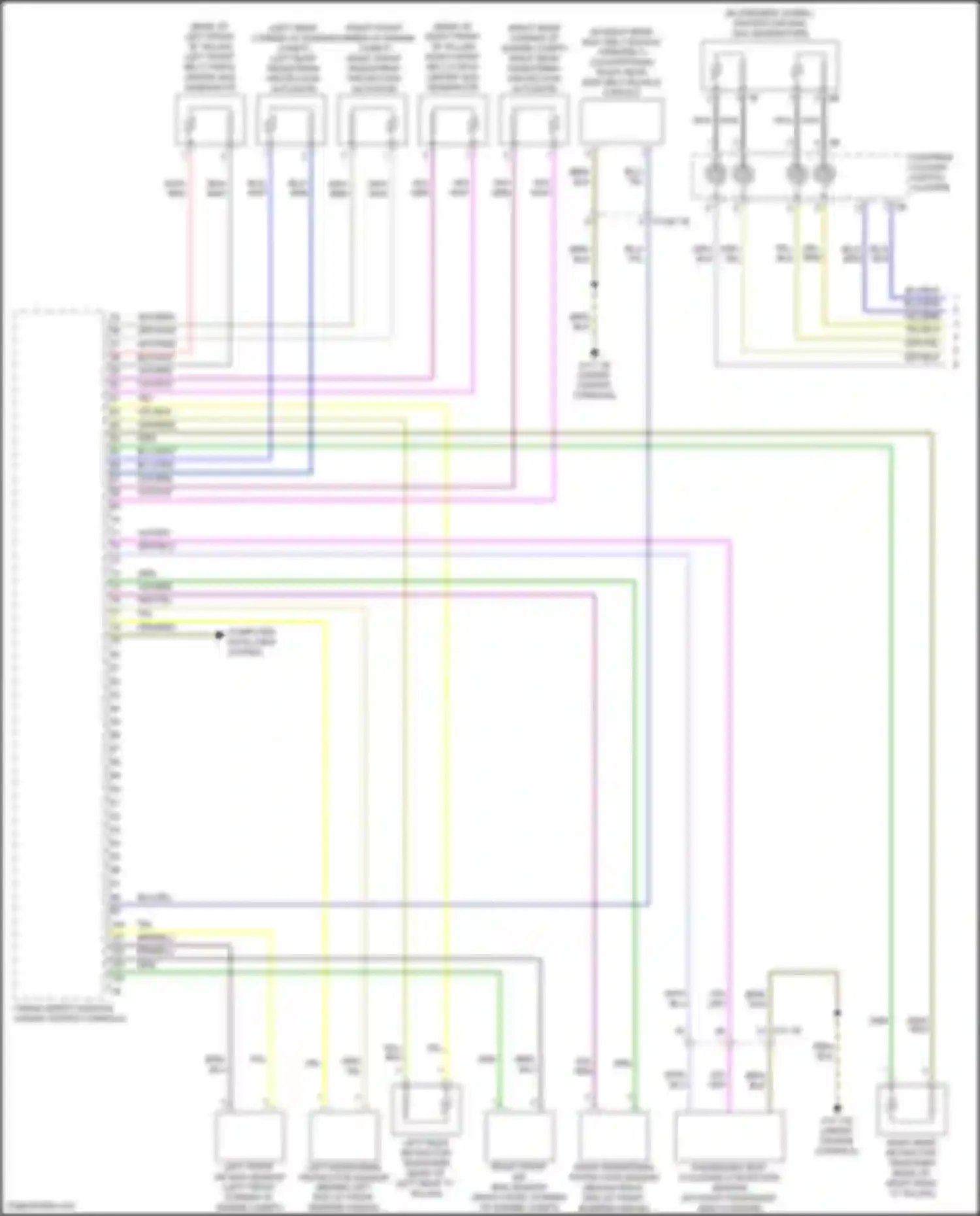 Cooper SD Countryman MINI II (2016-2020): Supplemental restraints circuit (1 of 3)