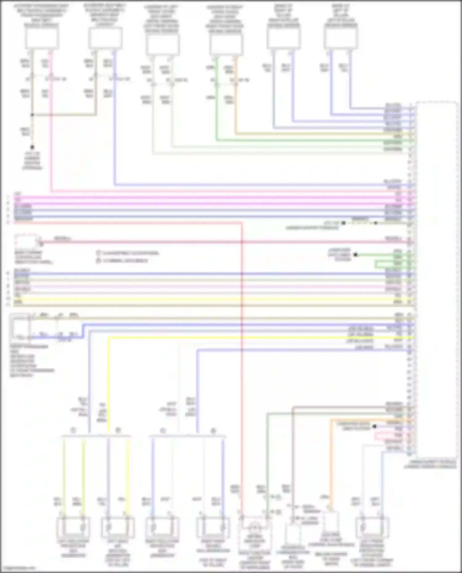 Cooper SD Countryman MINI II (2016-2020): Supplemental restraints circuit (3 of 3)