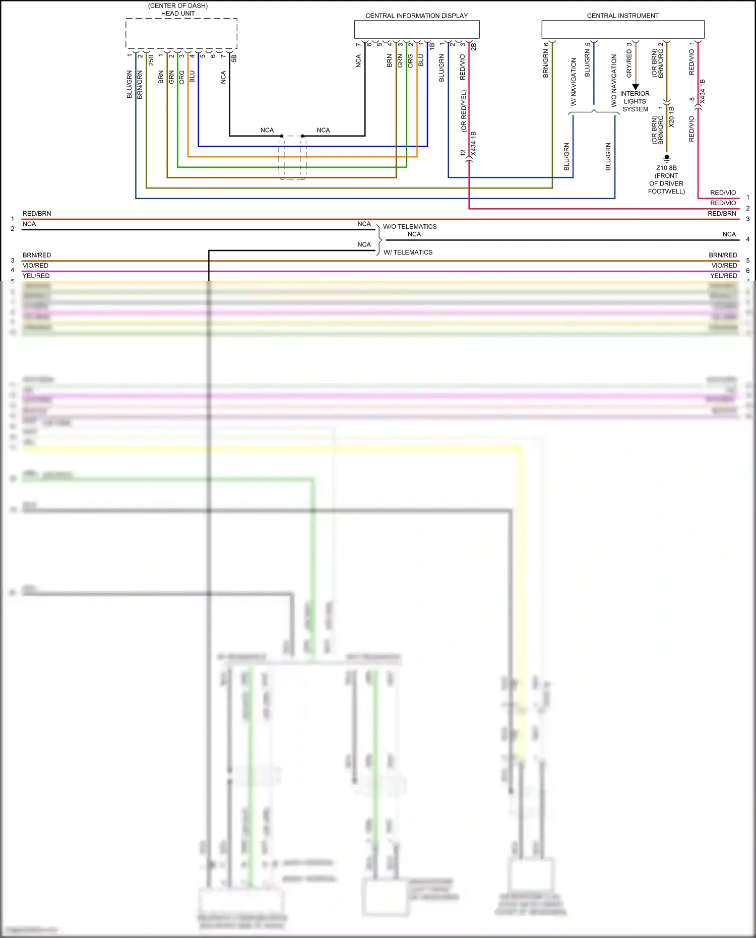 MINI Cooper SD Countryman II (2016-2020) basic version wiring diagram  (1 of 9)