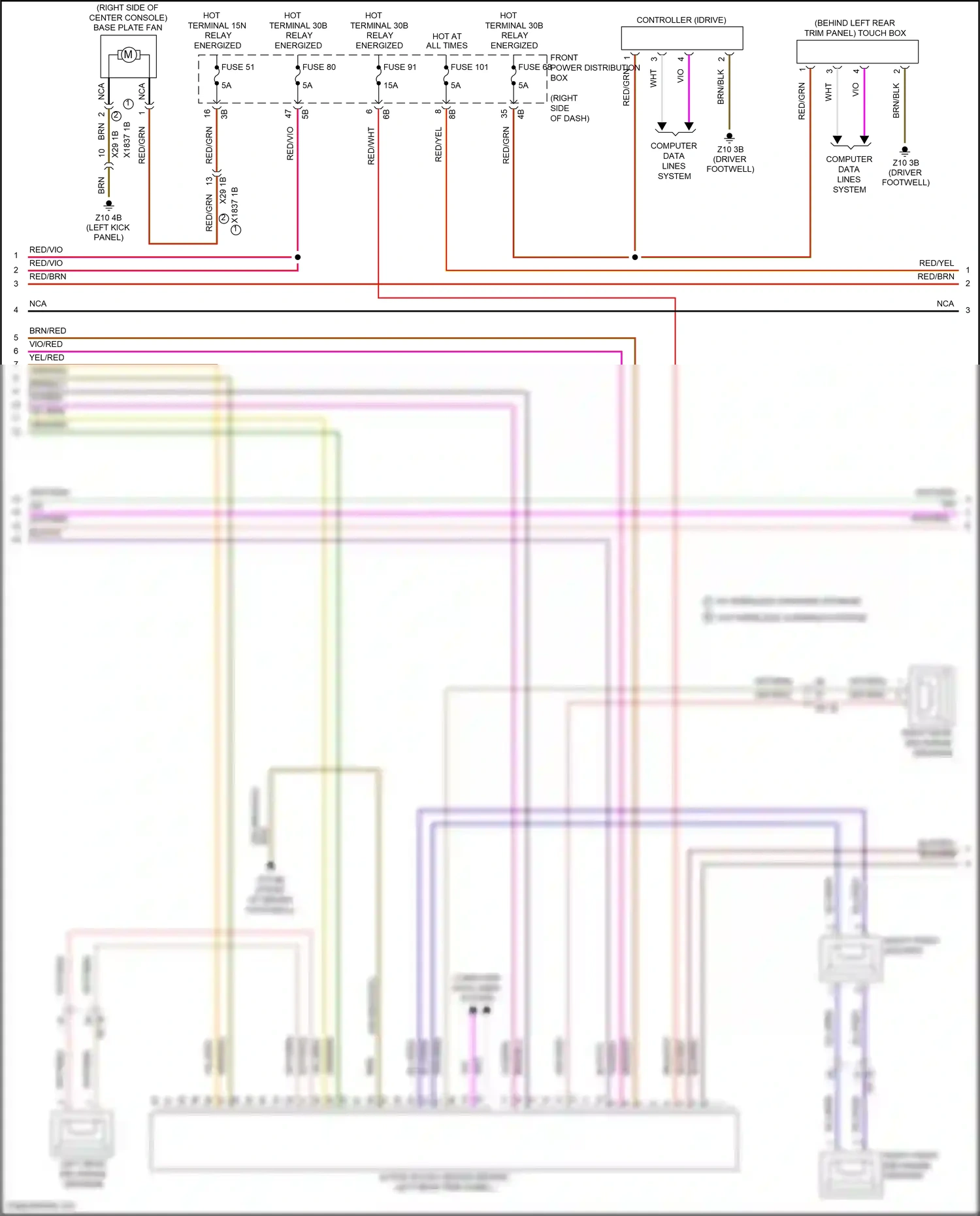 MINI Cooper SD Countryman II (2016-2020) controller (idrive) wiring diagram  (2 of 10)