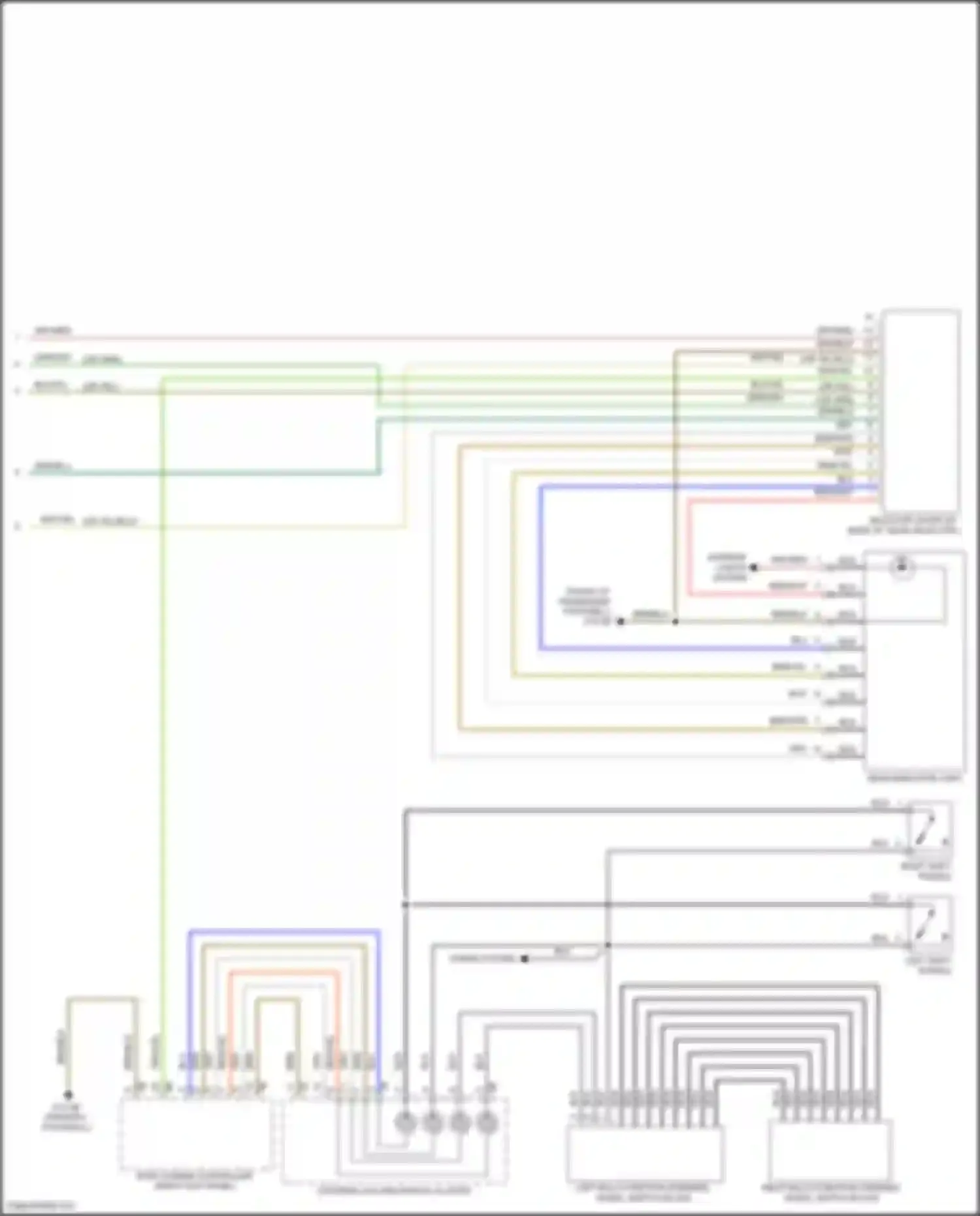 Wiring diagram right shift paddle for MINI Cooper SD Countryman II (2016-2020) (4 of 4)