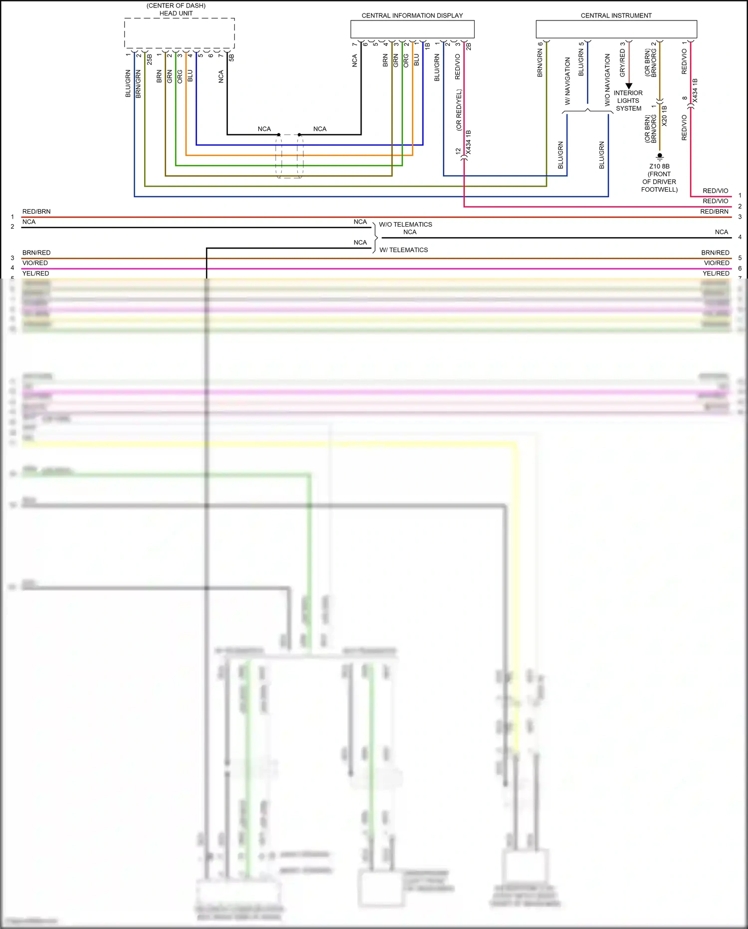 MINI Cooper SE Countryman II (2016-2020) basic version wiring diagram  (1 of 9)