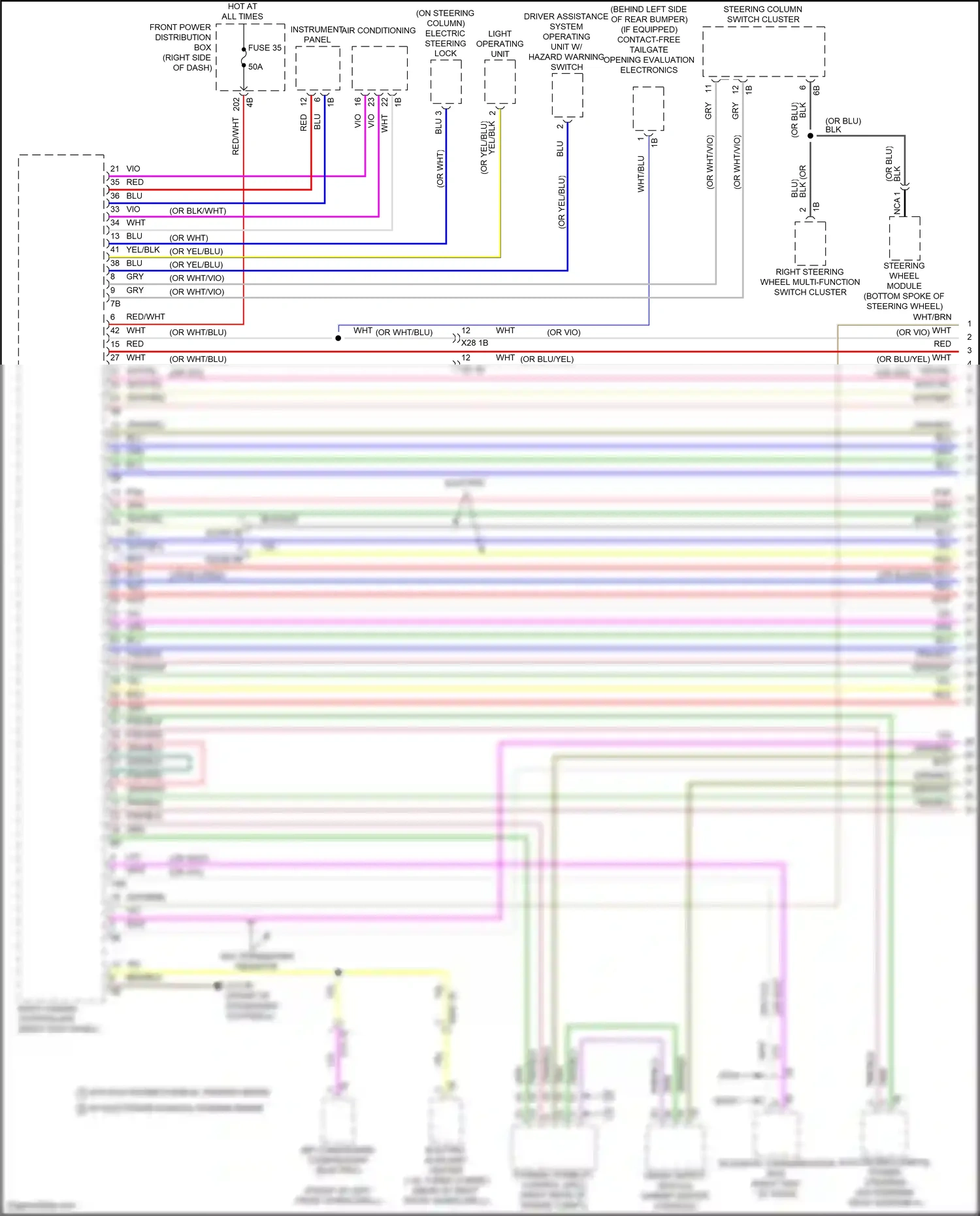 MINI Cooper SE Countryman III (2023-2024) basic wiring diagram  (3 of 9)