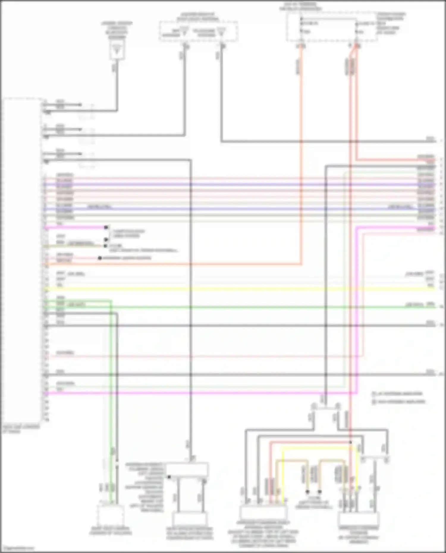 Wiring diagram front power distribution box for MINI Cooper SE Countryman III (2023-2024) (13 of 86)