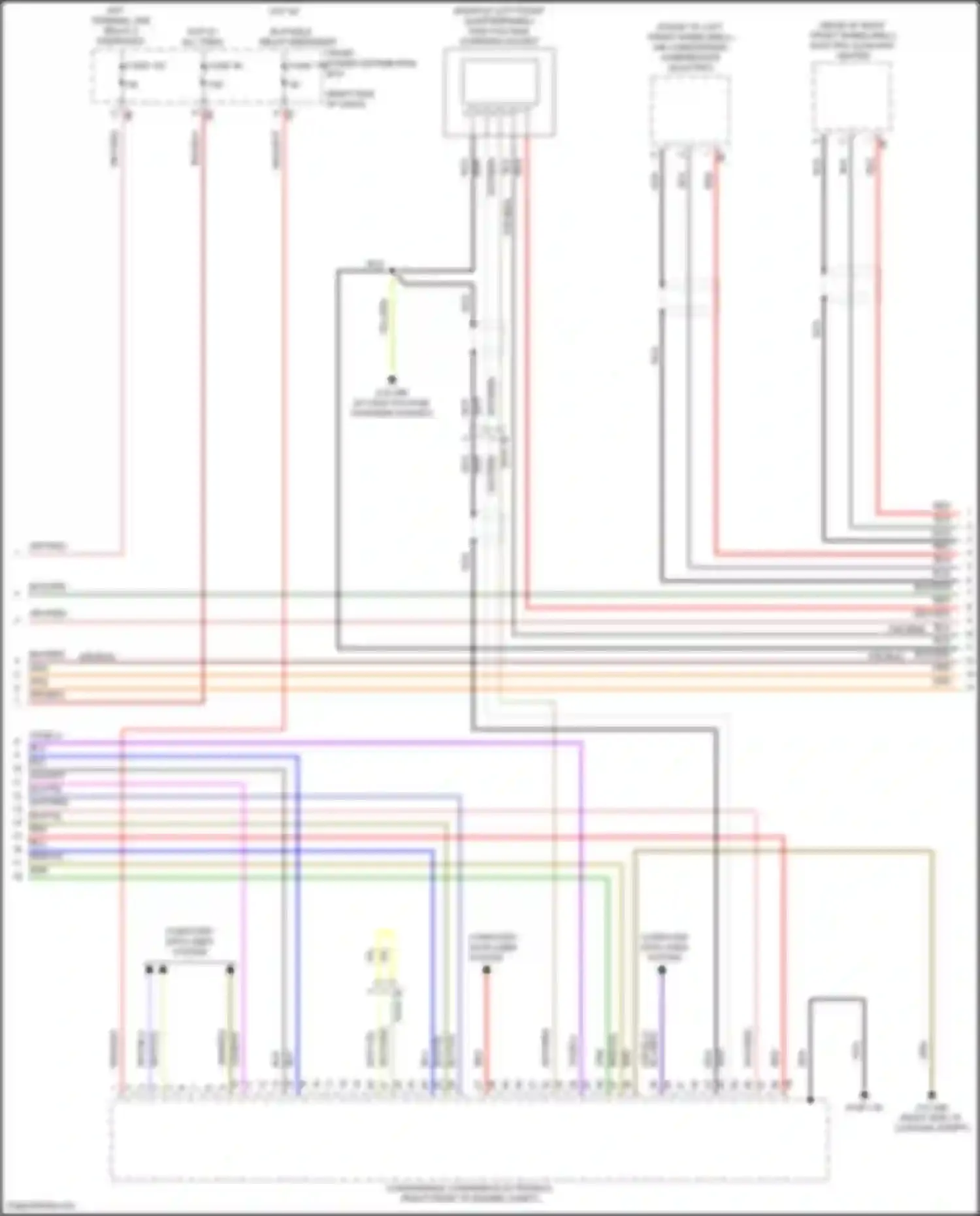 Wiring diagram fuse 122 for MINI Cooper SE Countryman III (2023-2024) (2 of 2)