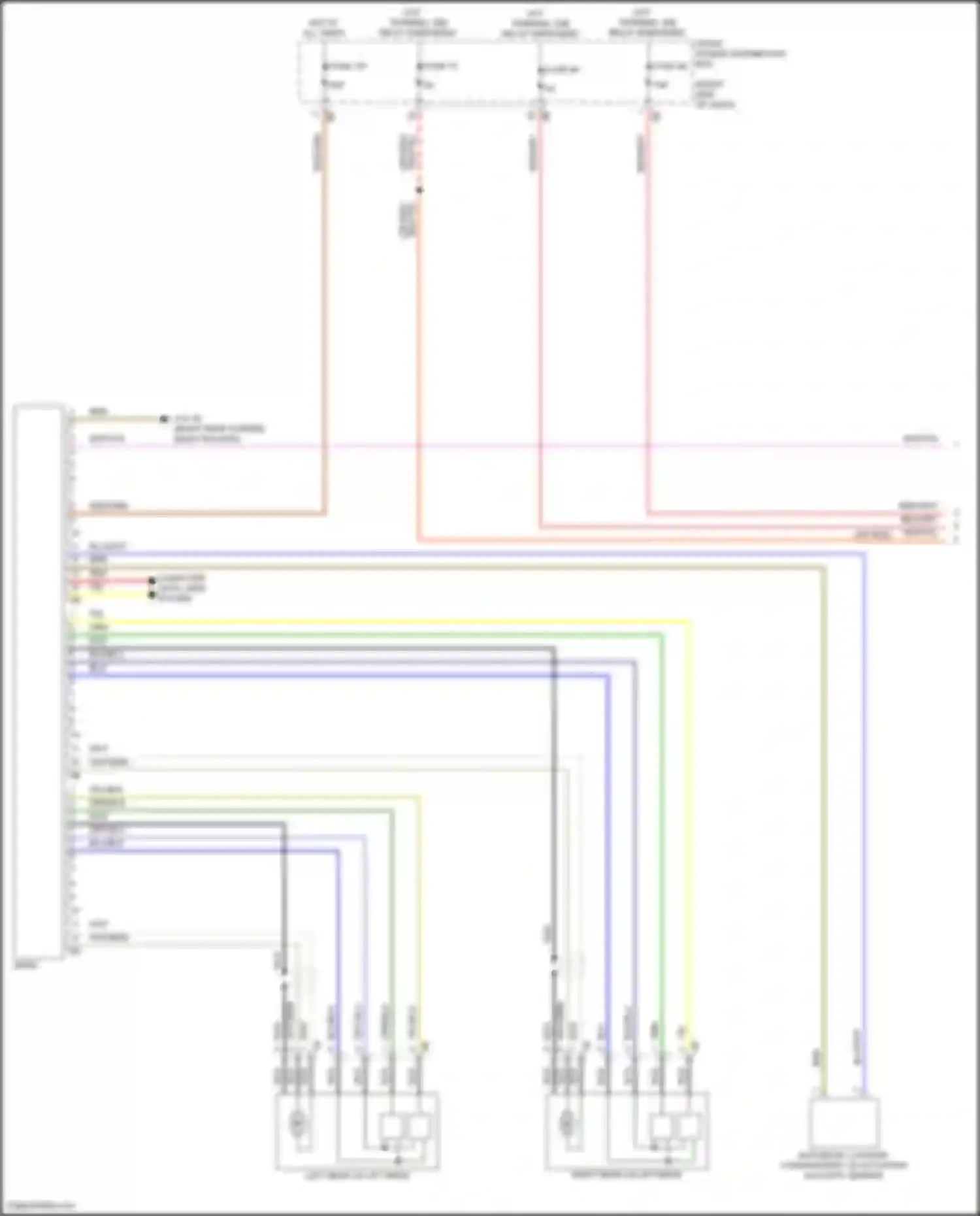 Wiring diagram fuse 96 for MINI Cooper SE Countryman III (2023-2024) (2 of 2)