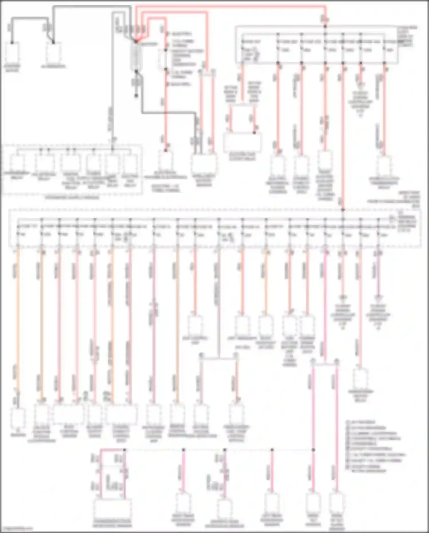 Wiring diagram siren w/ tilt alarm sensor for MINI Cooper SE Countryman III (2023-2024) (3 of 4)