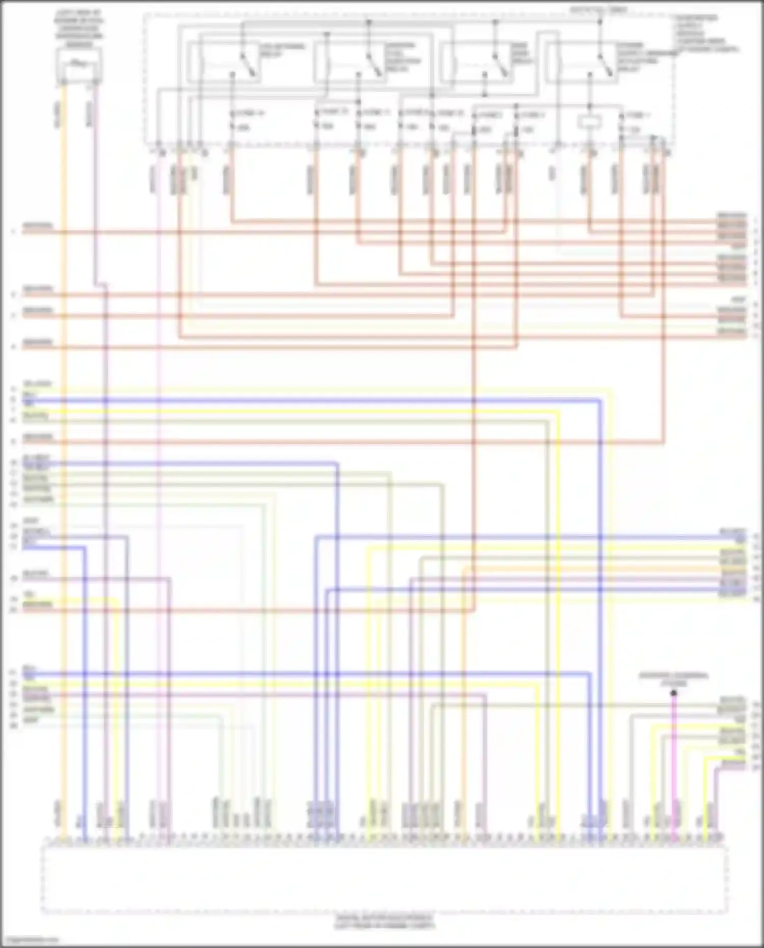 Wiring diagram valvetronic relay for MINI Cooper SE Countryman III (2023-2024) (2 of 3)