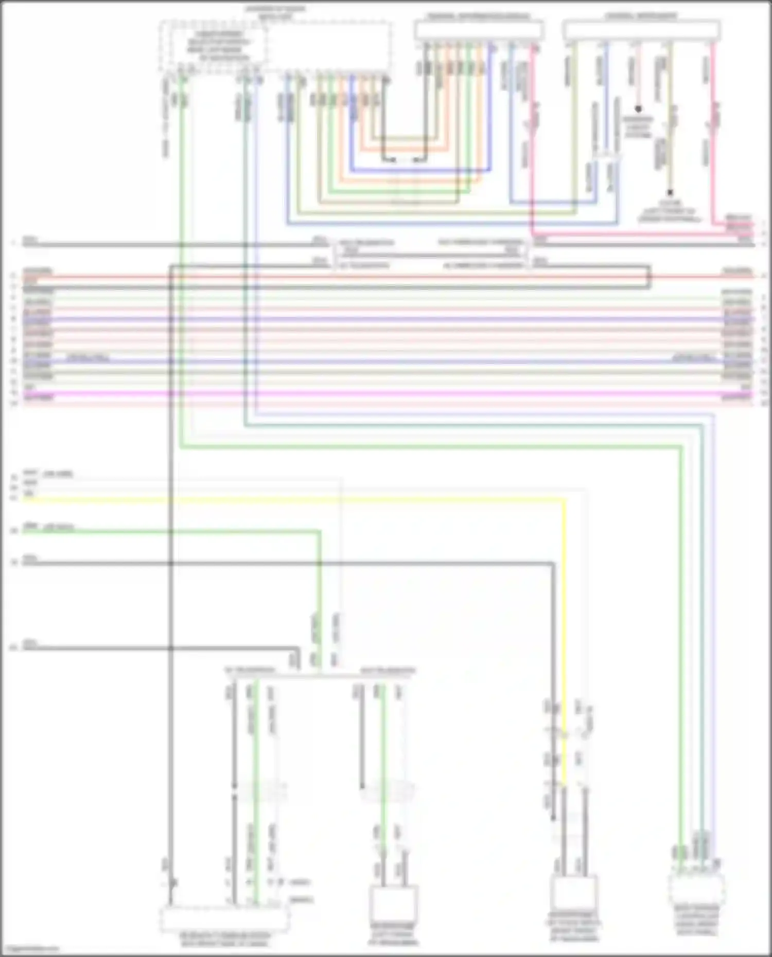 Wiring diagram w/o wireless charging for MINI Cooper SE Countryman III (2023-2024) (2 of 8)