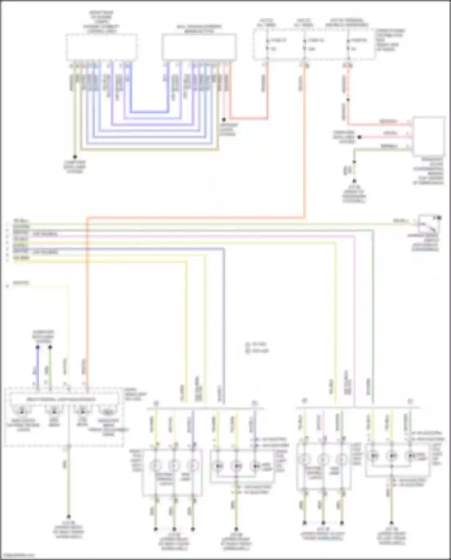 Wiring diagram yel/brn for MINI Cooper SE Countryman III (2023-2024) (33 of 45)