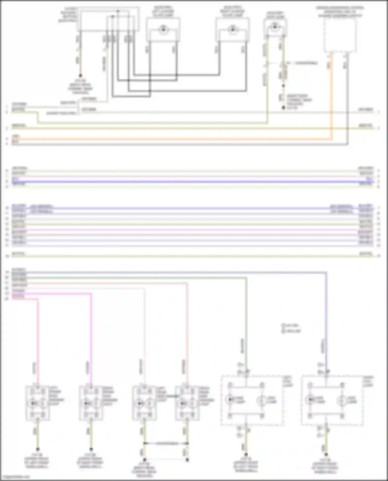 Cooper SE MINI III facelift 2 (2021-2024): Exterior lamps circuit (2 of 3)