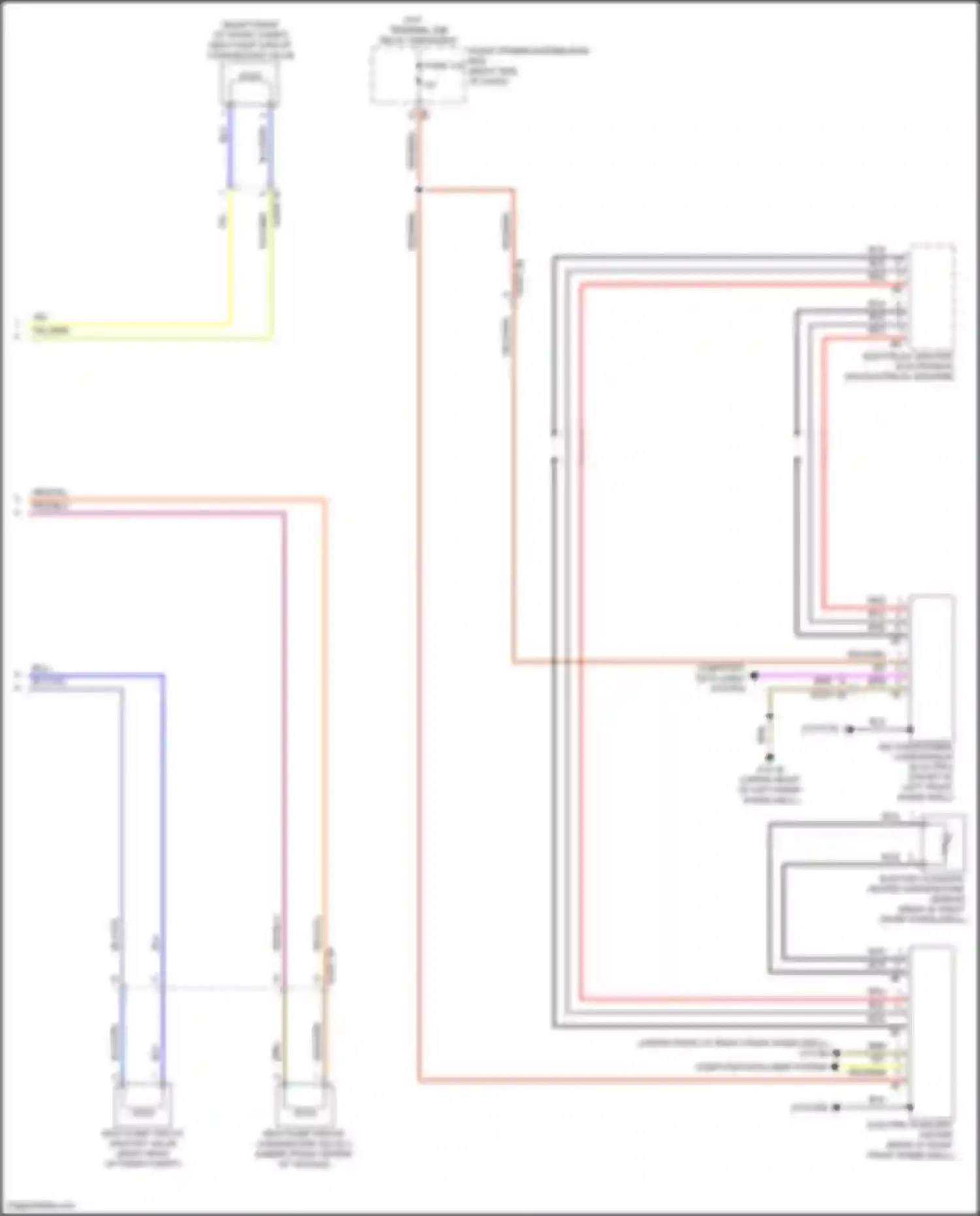 Wiring diagram blu for MINI Cooper SE III facelift 2 (2021-2024) (112 of 114)