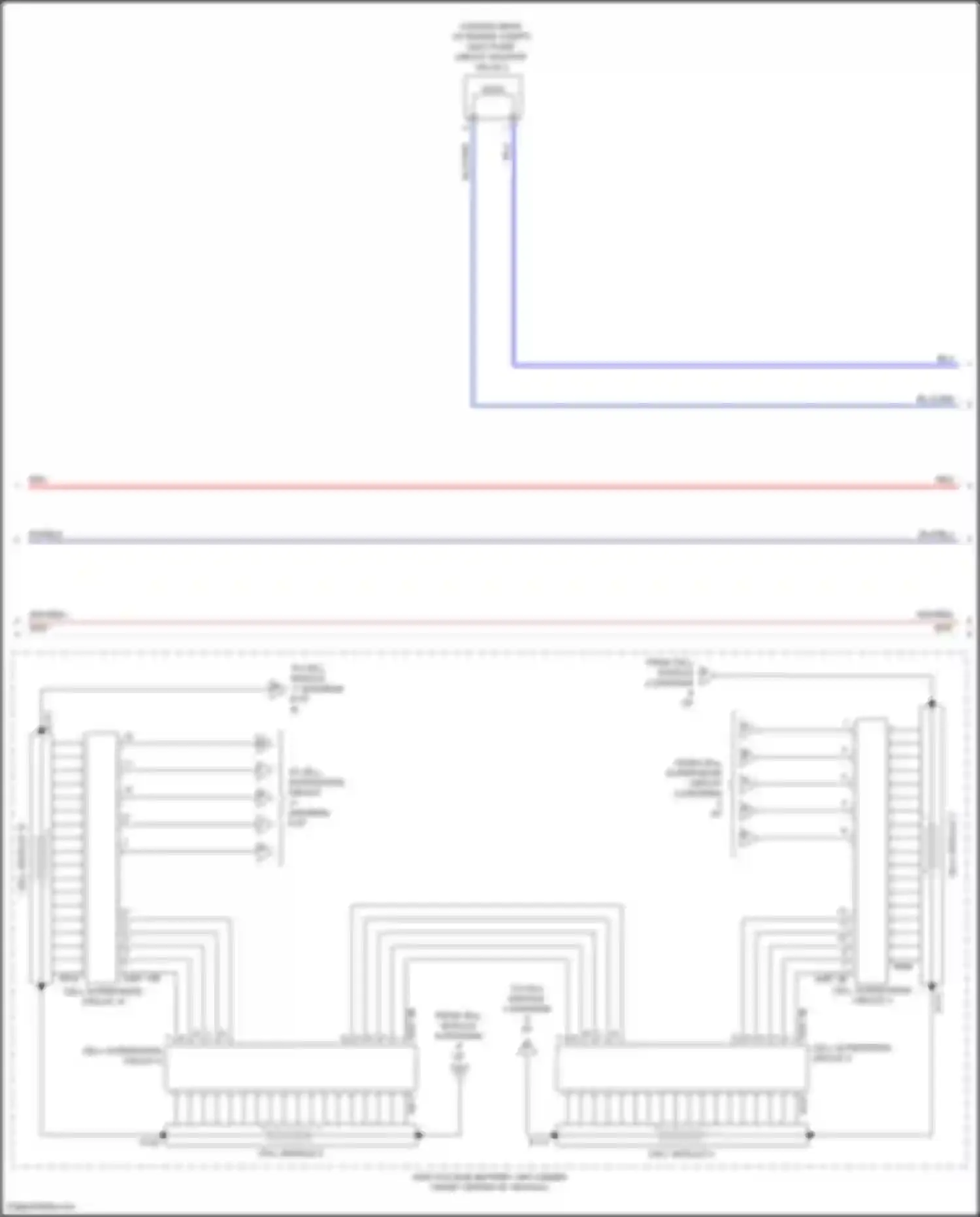Wiring diagram cell supervision circuit 9 for MINI Cooper SE III facelift 2 (2021-2024) (1 of 1)