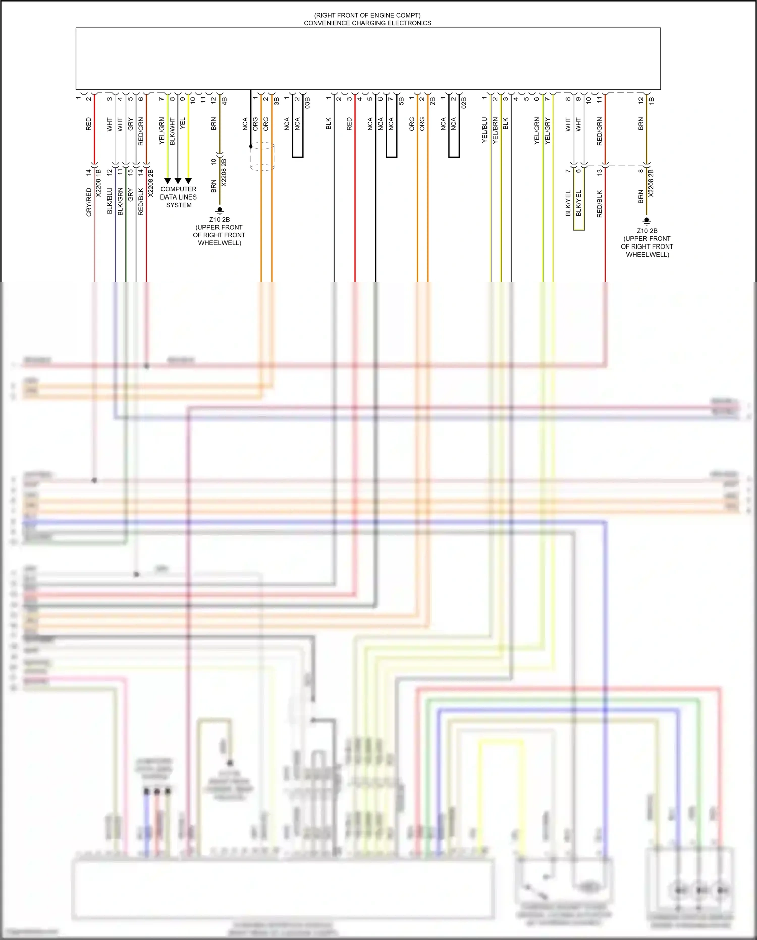 MINI Cooper SE III facelift 2 (2021-2024) computer data lines system wiring diagram  (103 of 104)