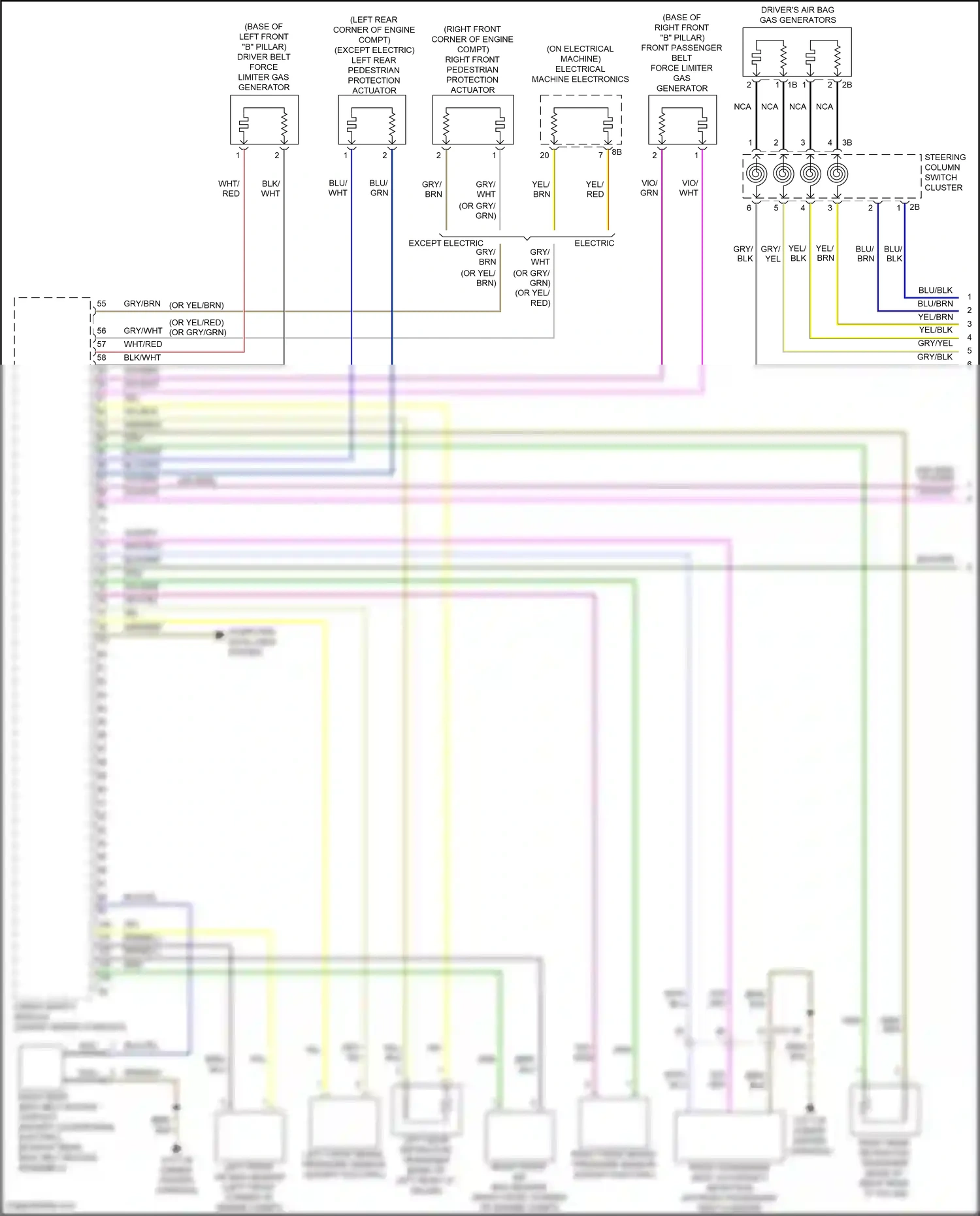 MINI Cooper SE III facelift 2 (2021-2024) computer data lines system wiring diagram  (48 of 104)