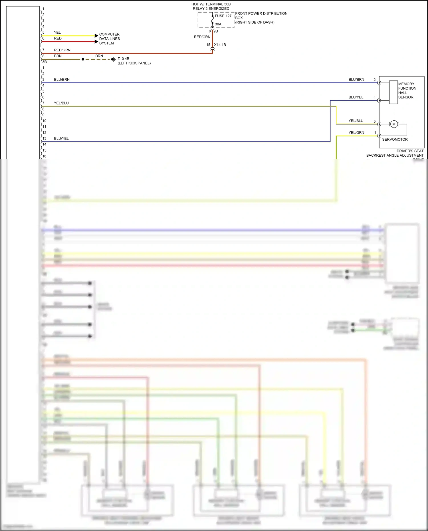MINI Cooper SE III facelift 2 (2021-2024) computer data lines system wiring diagram  (25 of 104)